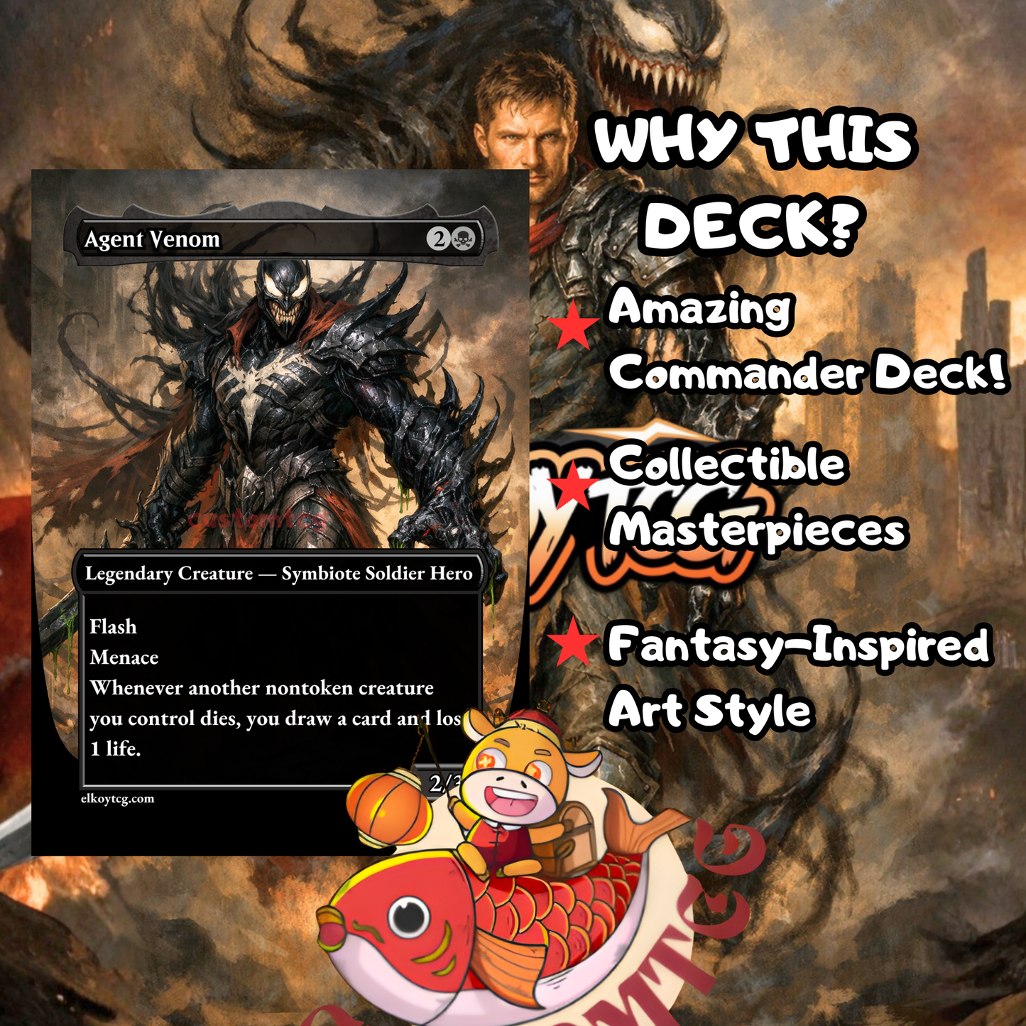 Eddie Brock // Venom, Lethal Protector Custom Deck