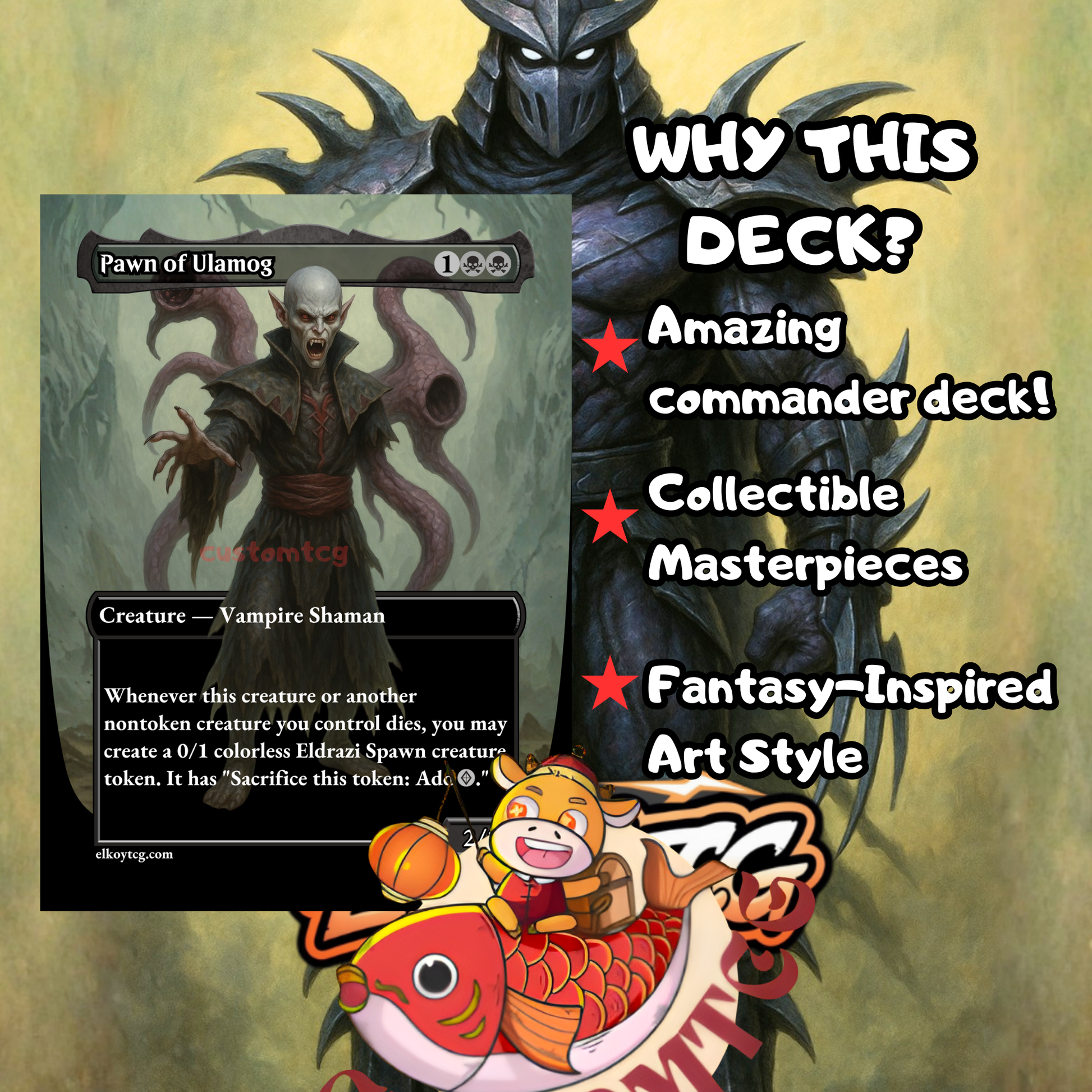 Super Shredder Commander Deck  Custom MTG Deck (100 Cards + Tokens)   ElkoyTCG