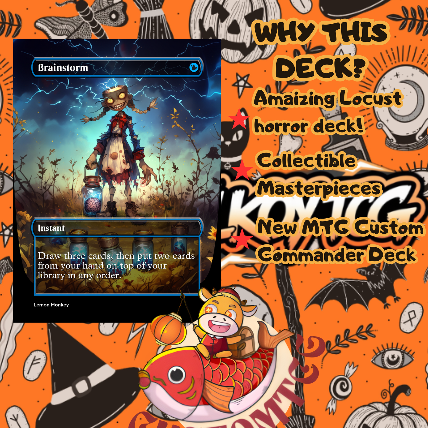 Locust Custom Halloween Deck