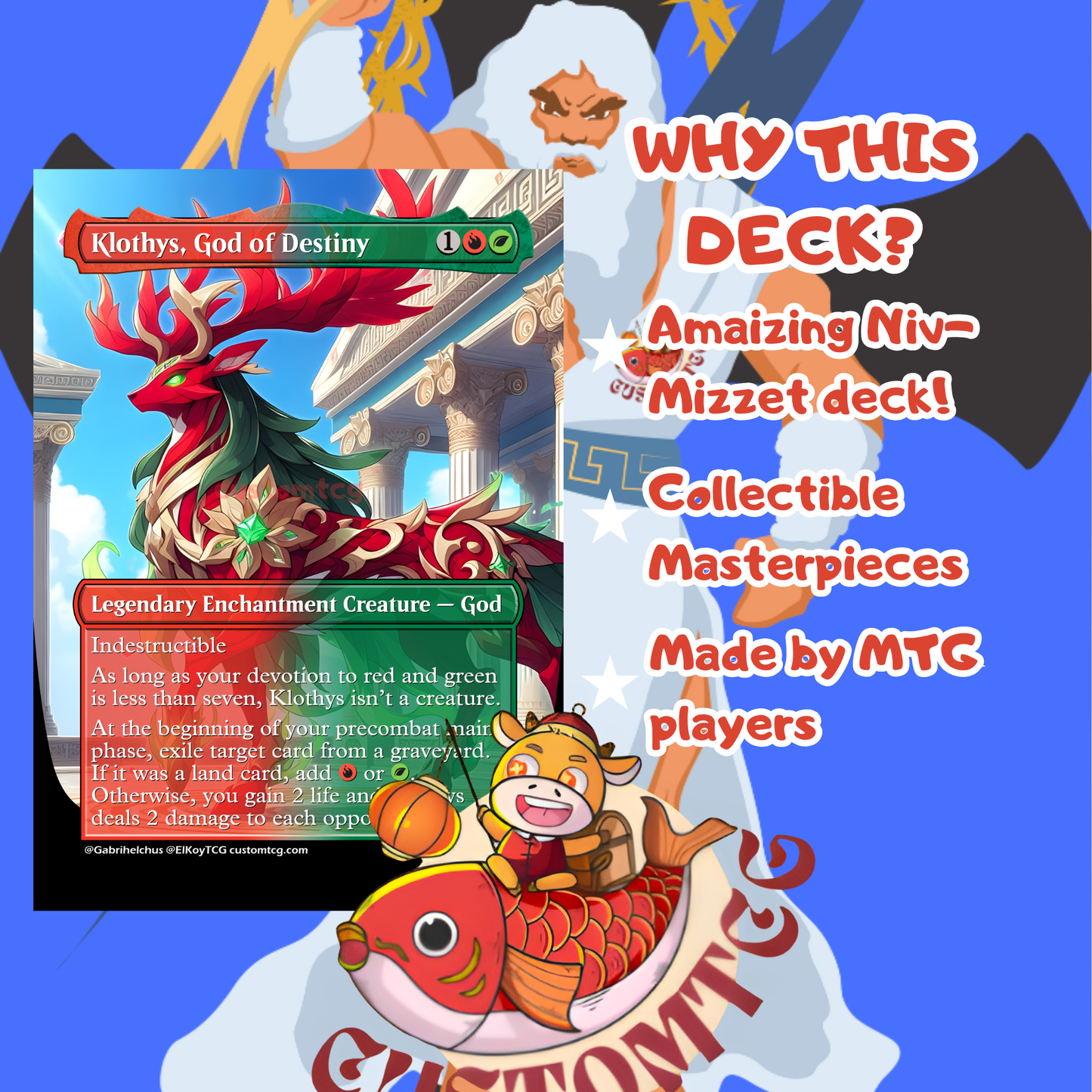 Gods Custom Deck - Niv-Mizzet Reborn
