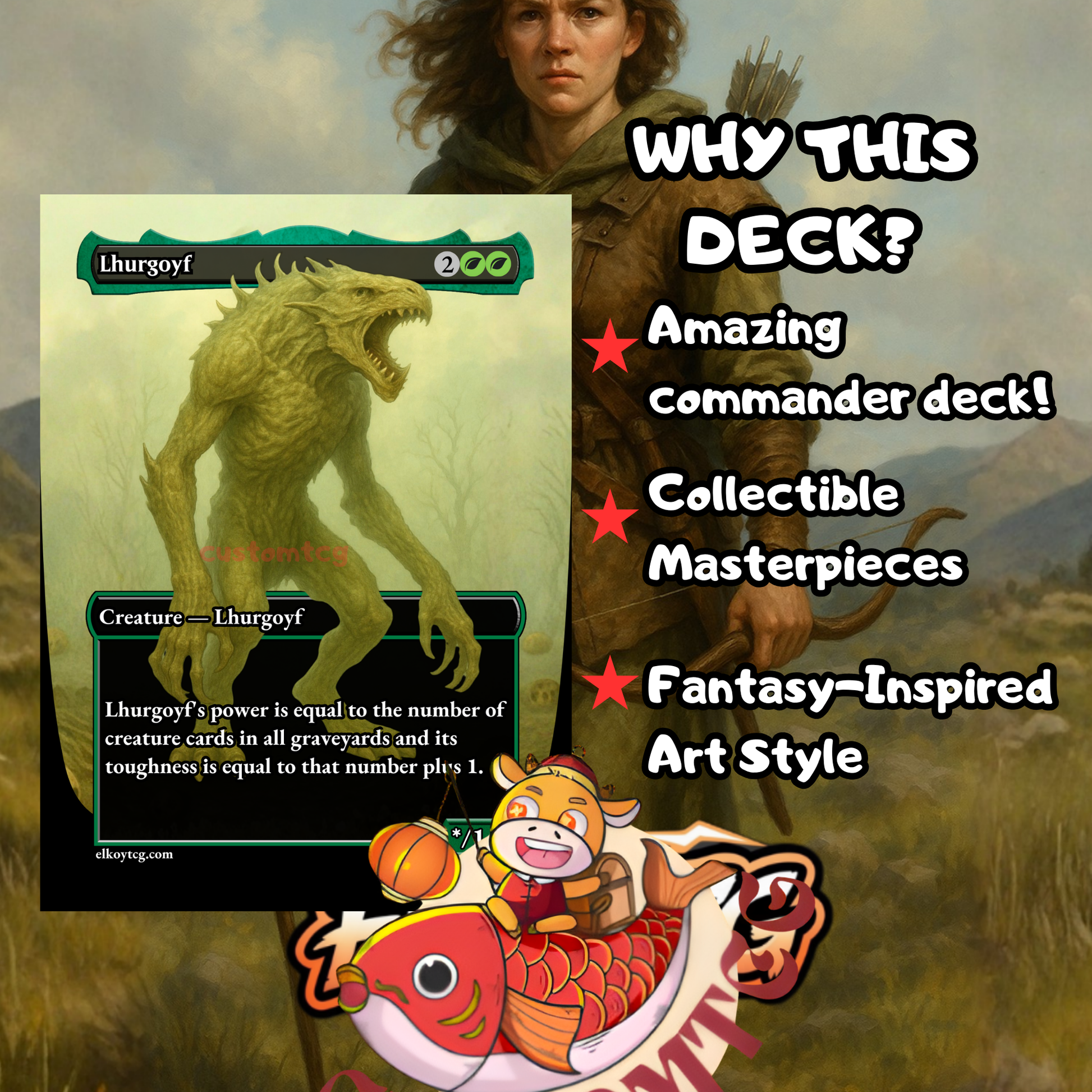 mtg disa the restless commander deck Disa, the Restless Lhurgoyf Custom Deck – ElkoyTCG