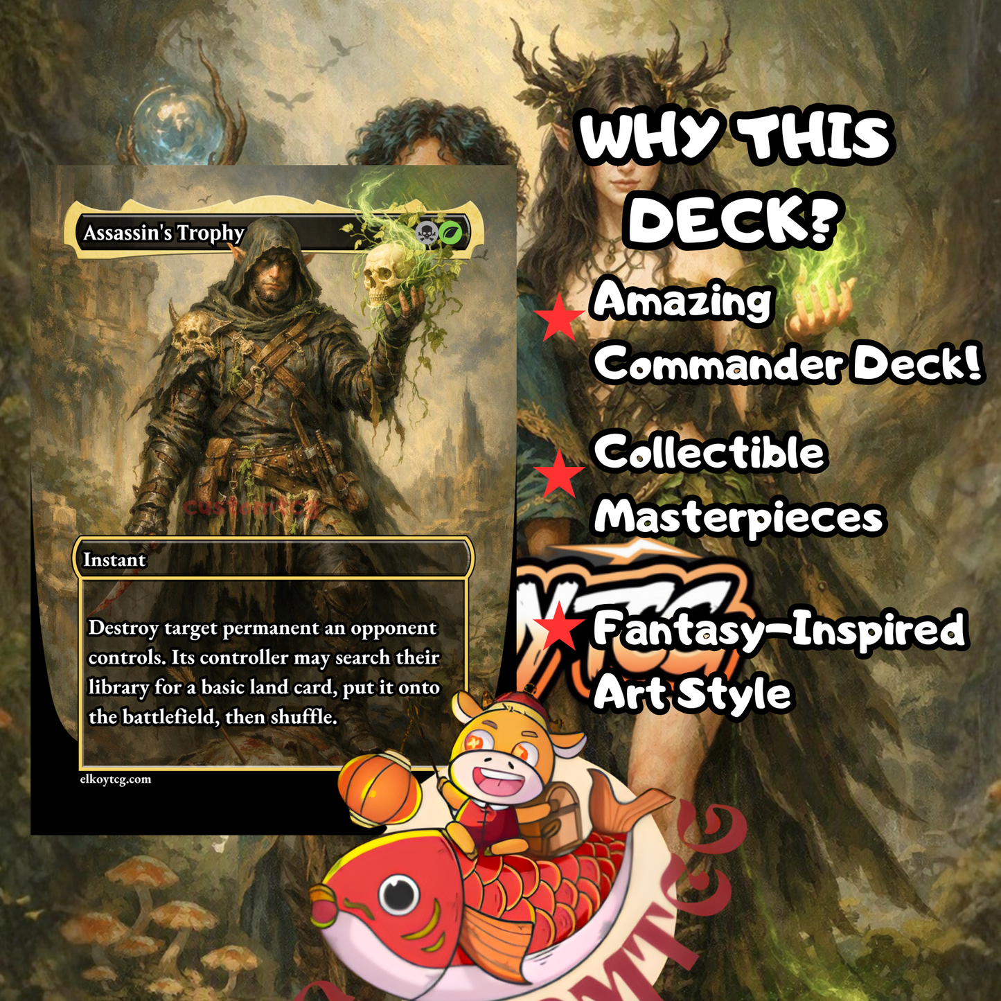 Zimone and Dina Custom Deck (Sultai Landfall / Draw-Two Drain)