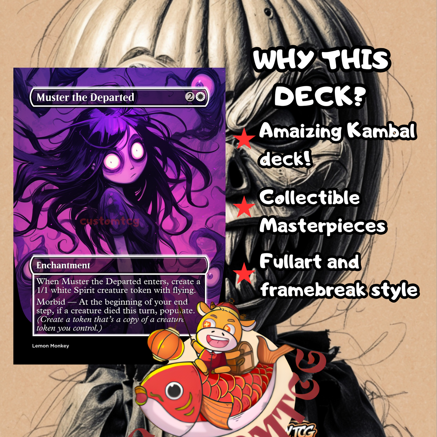 K4mb4l C0mmander Deck - Halloween