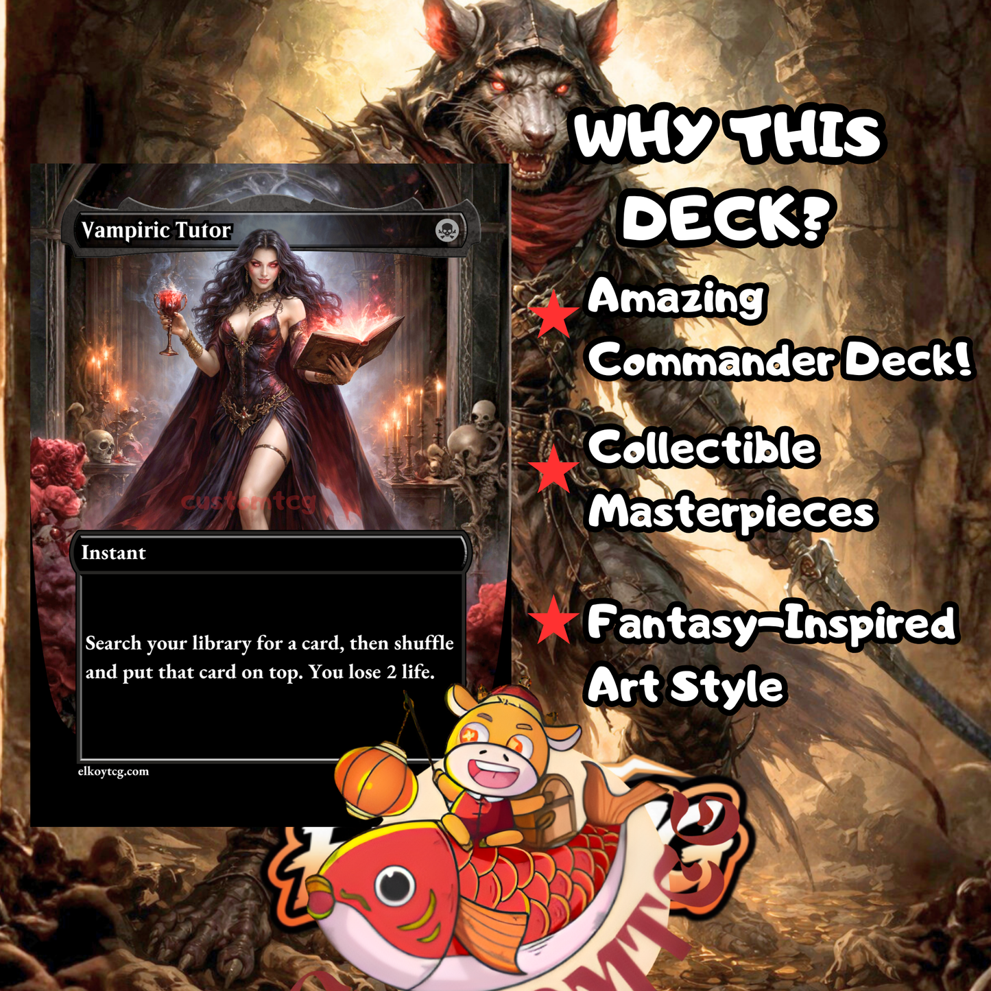 Vren, the Relentless – Deck (100 Cards + Tokens) 🐀