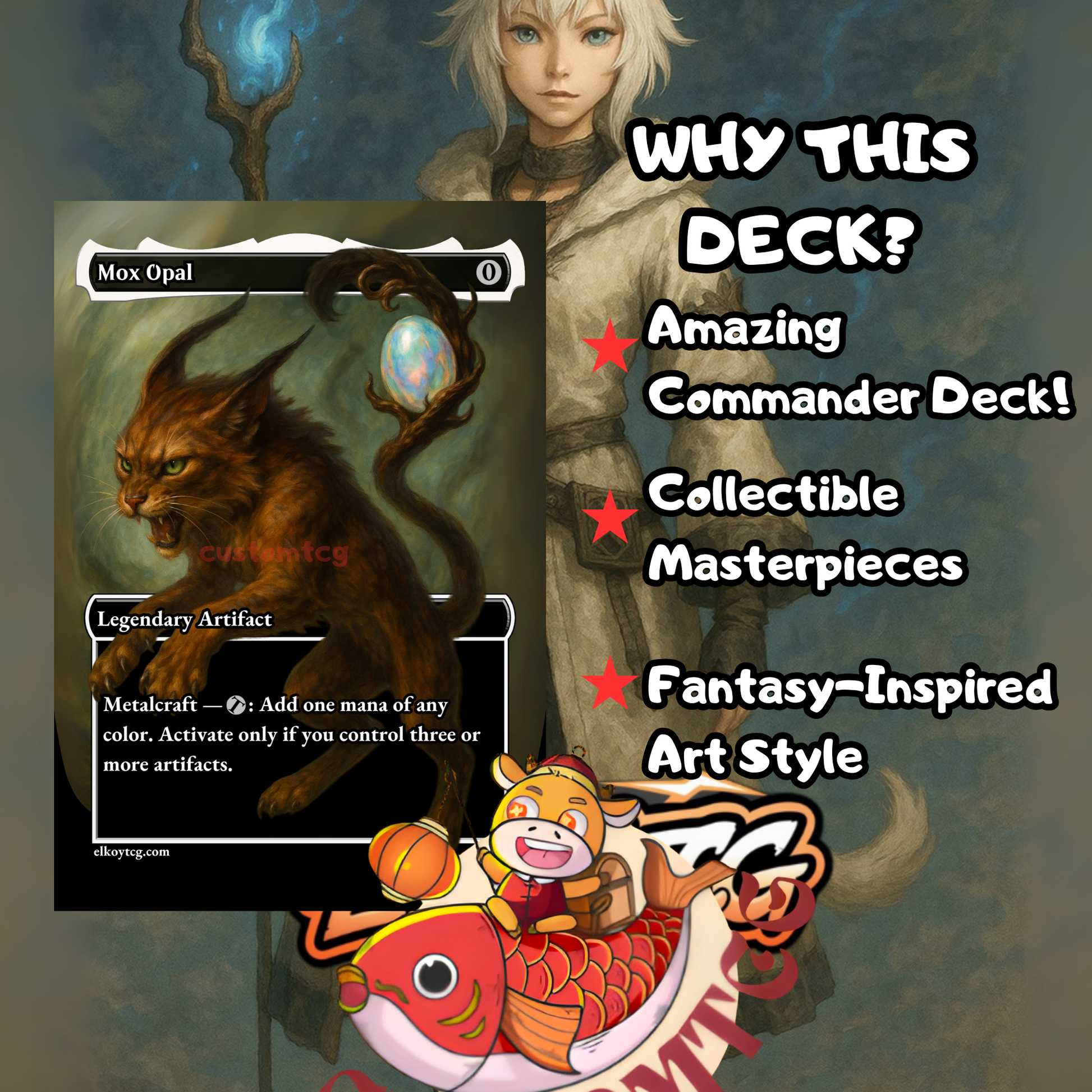 Y'shtola, Night's Blessed Custom Deck ElkoyTCG Y'shtola, Night's Blessed Custom Deck ElkoyTCG