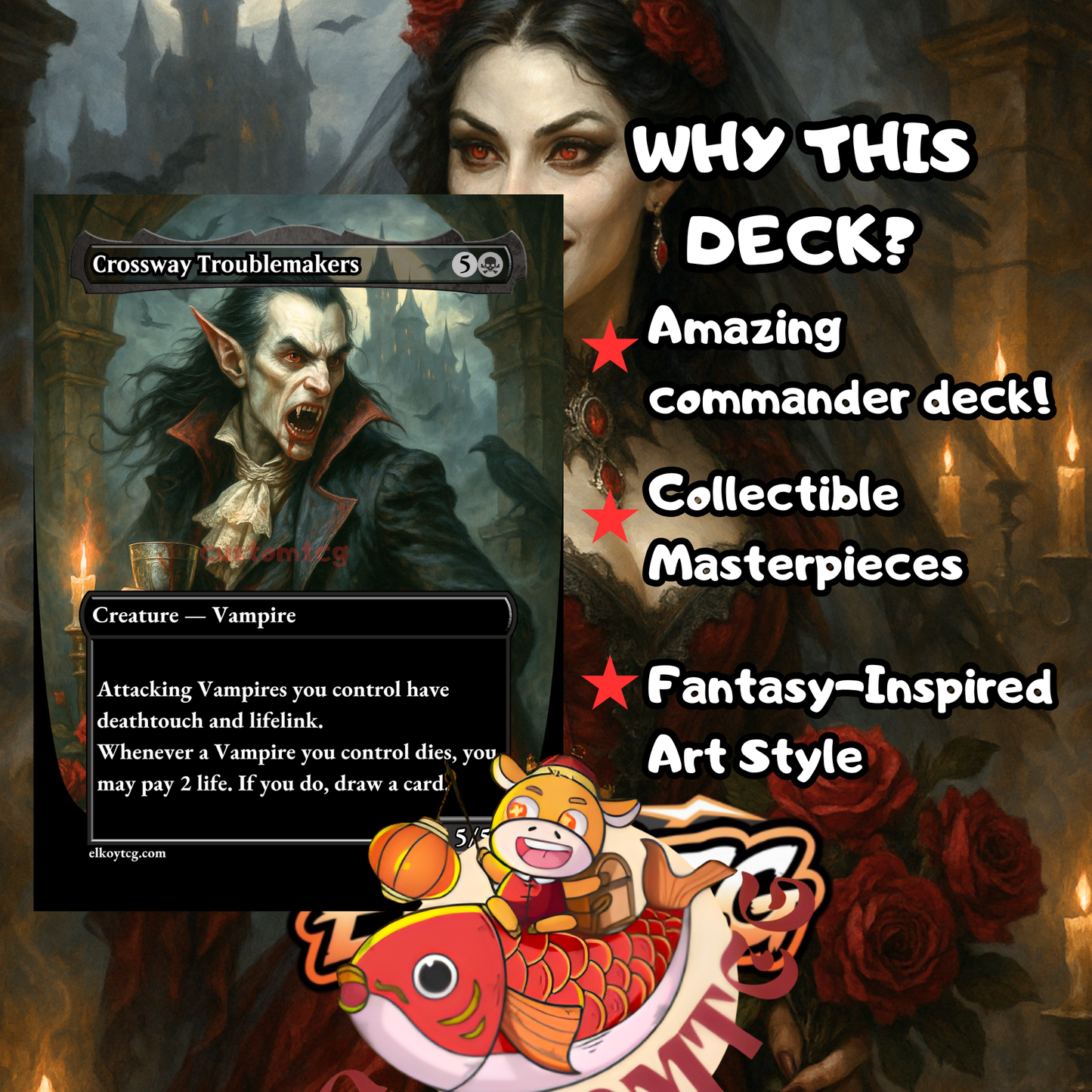 Olivia, Crimson Bride – Custom Deck (100 Cards + Tokens)