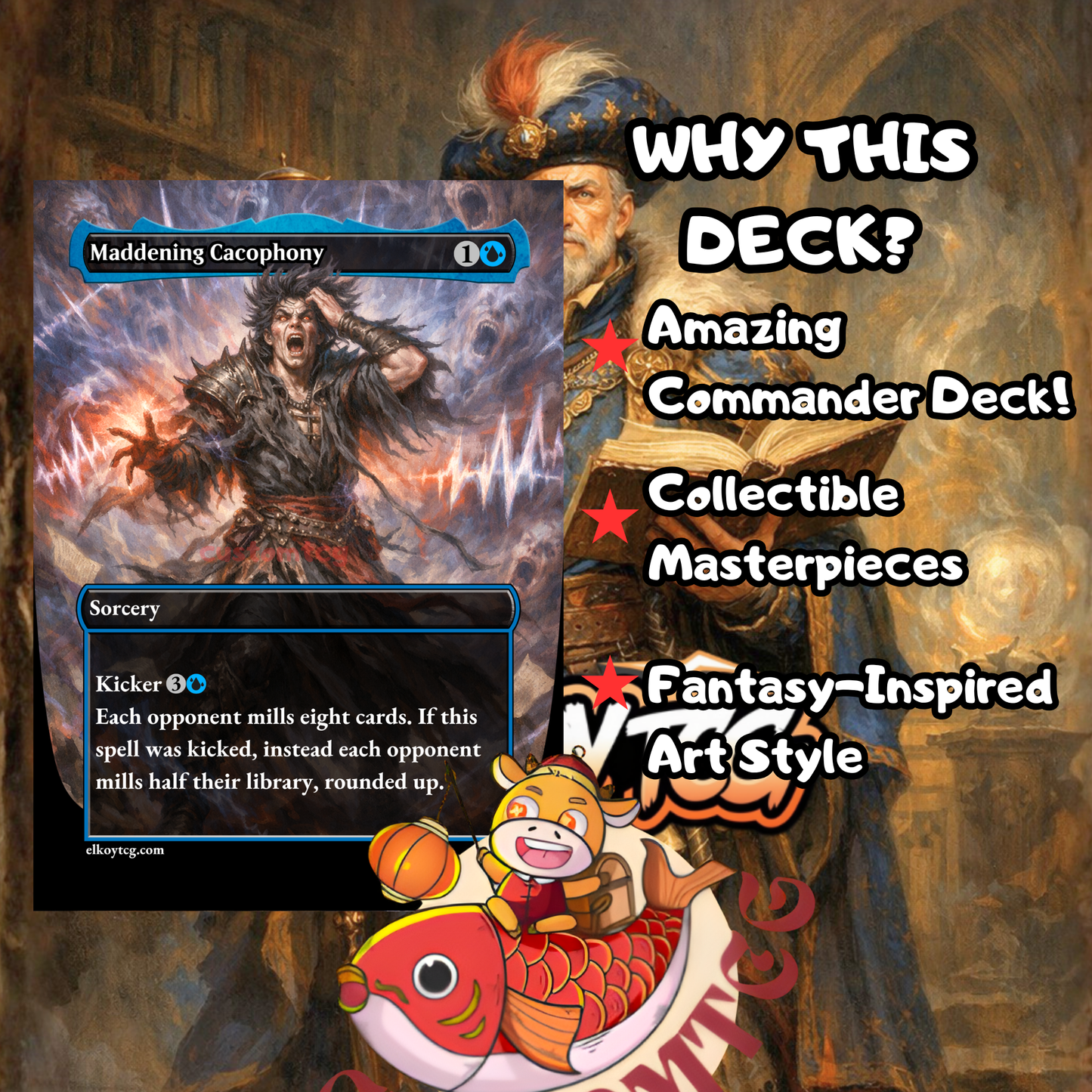 Bruvac the Grandiloquent custom commander deck