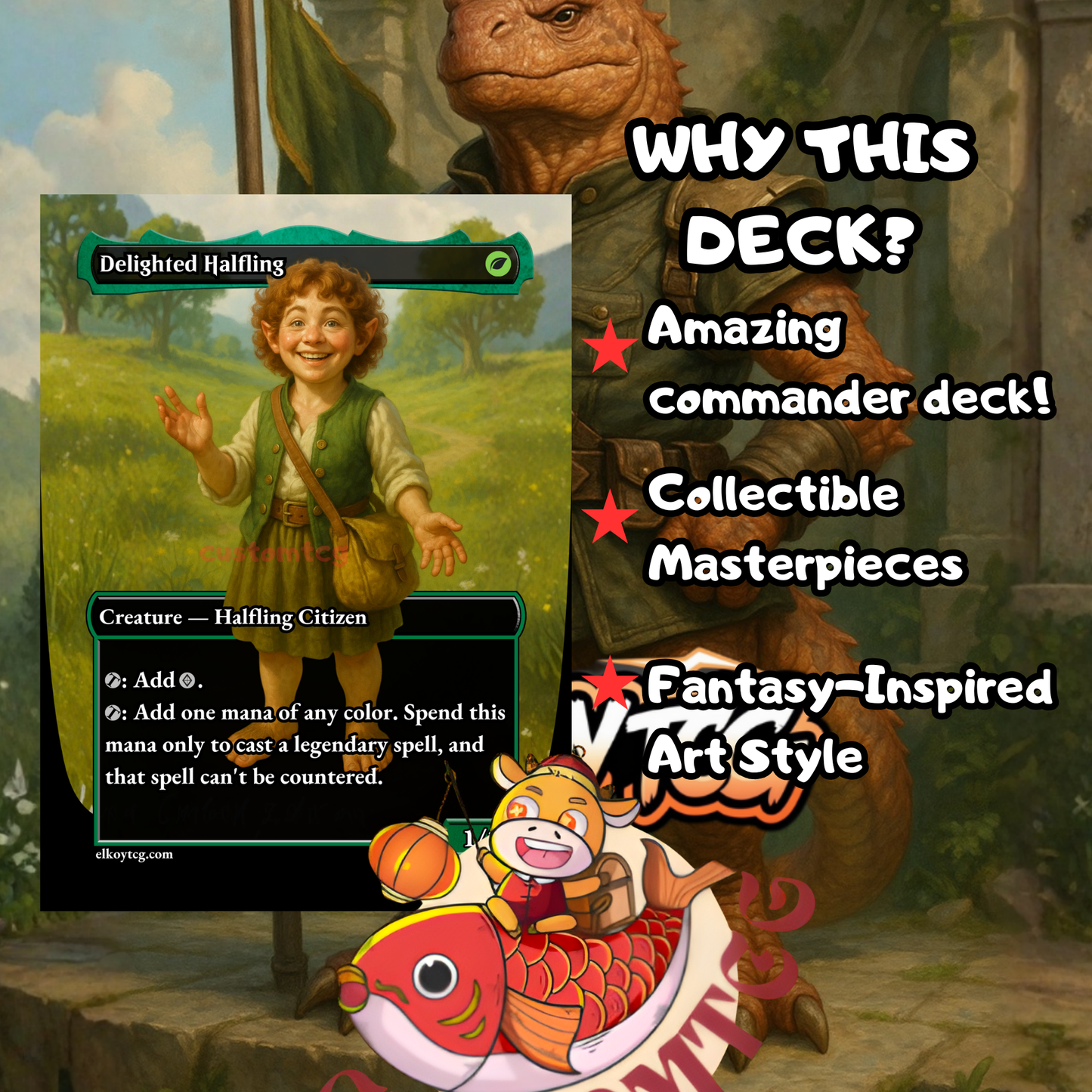 🐊 Tannuk, Memorial Ensign — Custom Deck