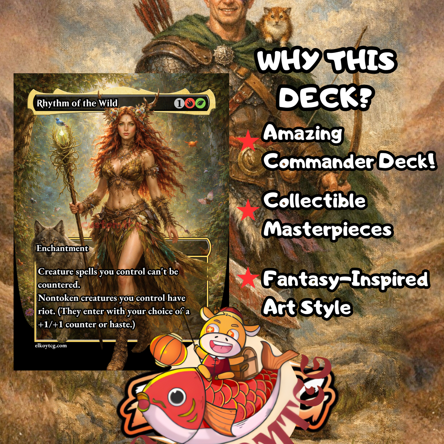 Minsc & Boo, Timeless Heroes Custom Deck