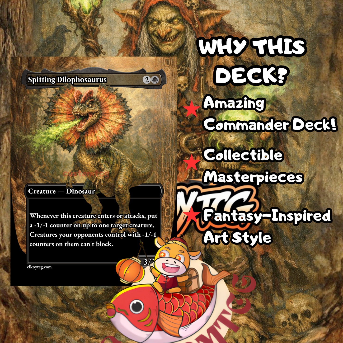 Auntie Ool, Cursewretch Custom Deck (100 Cards + Tokens)
