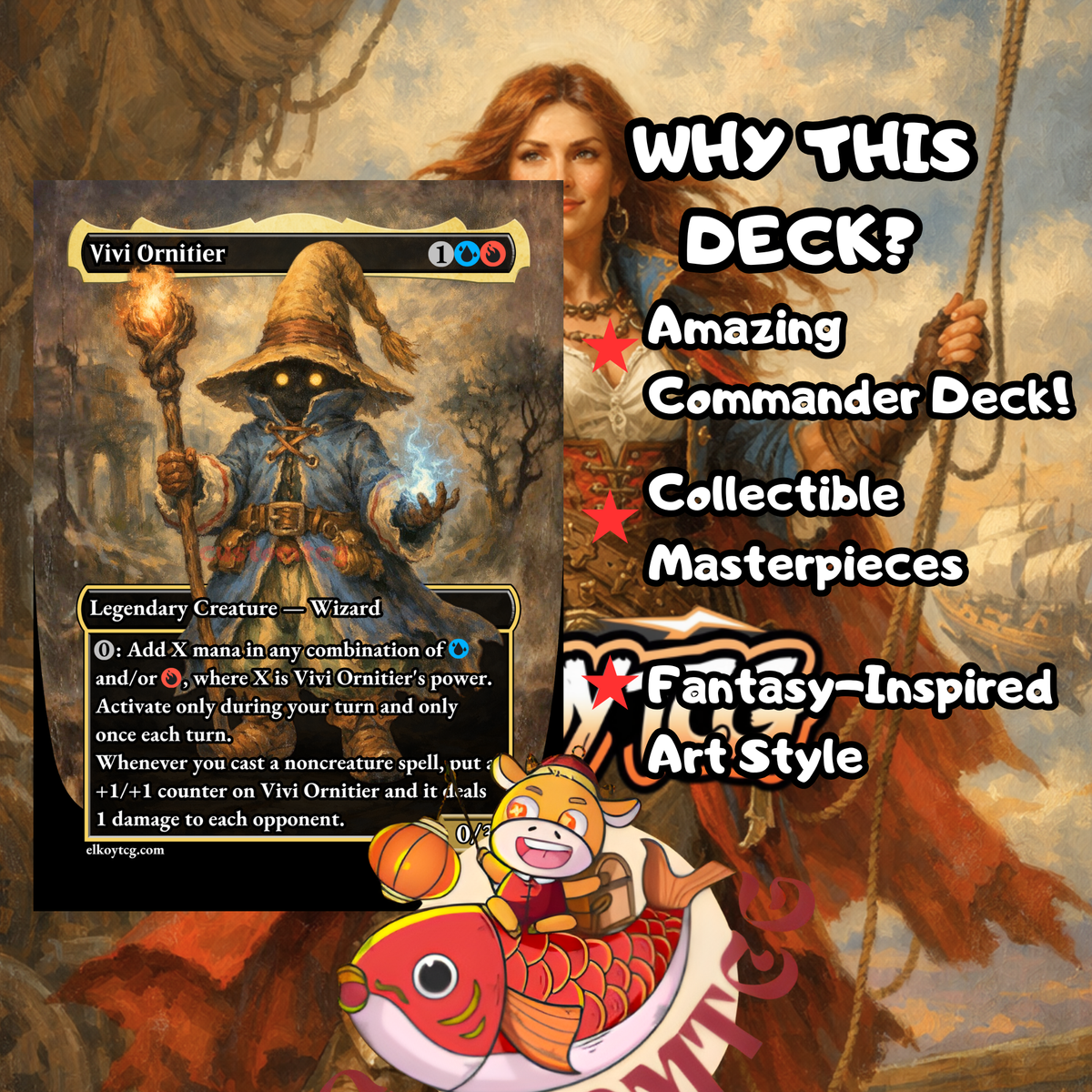Jhoira, Weatherlight Captain custom deck