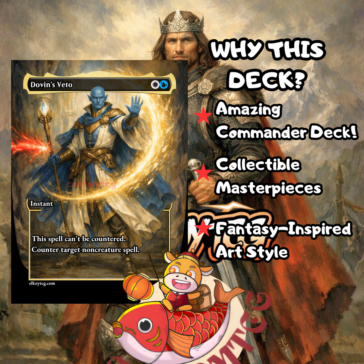 ARAGORN, KING OF GONDOR Custom Deck