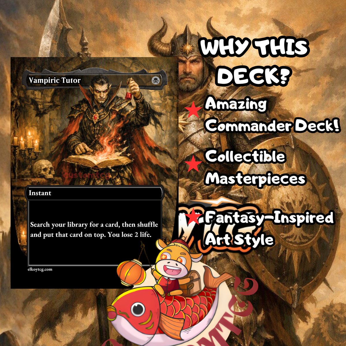 Felothar, Dawn of the Abzan Counters Custom Deck 🌿💀⚔️
