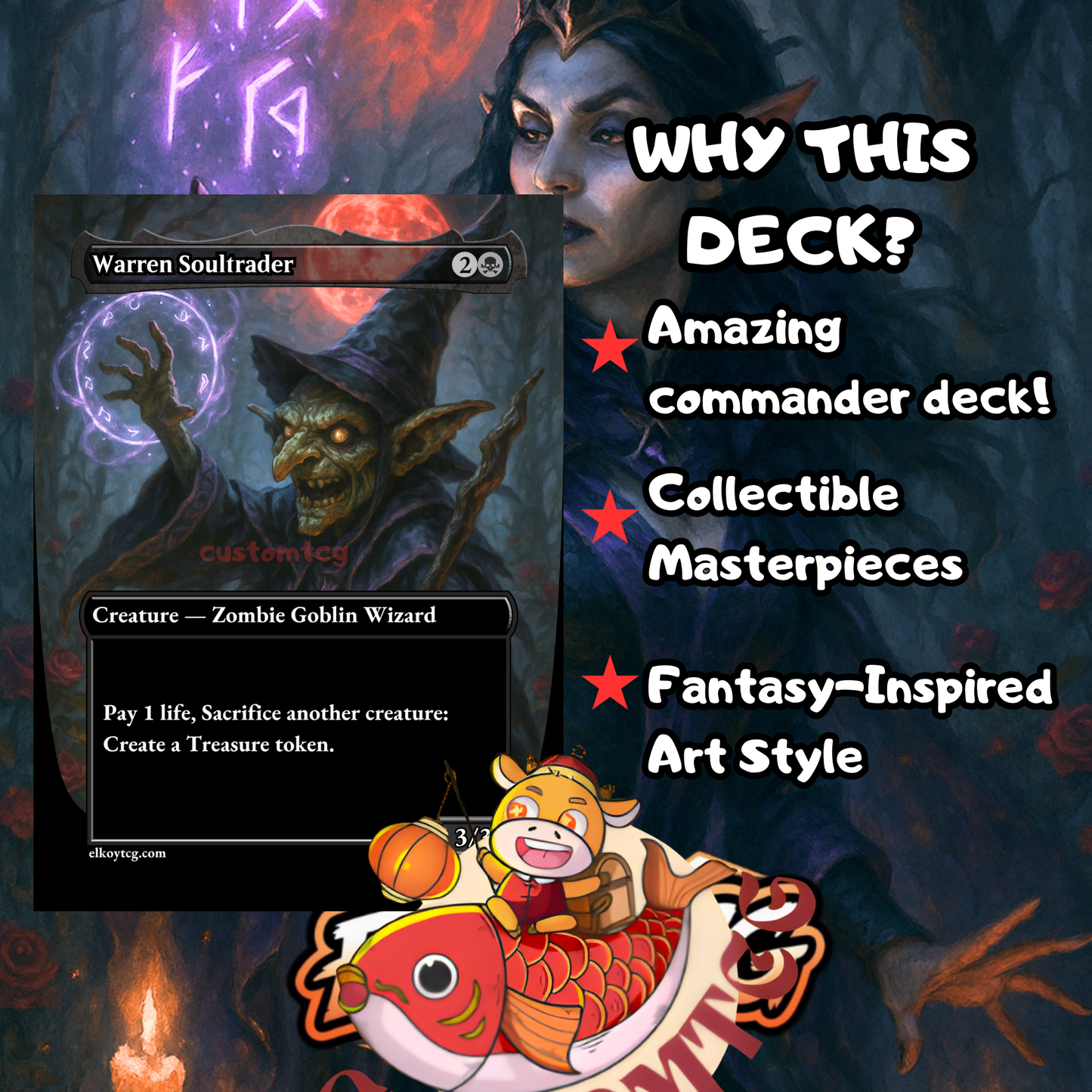 Ayara, First of Locthwain – Custom Commander Deck (100 Cards + Tokens)