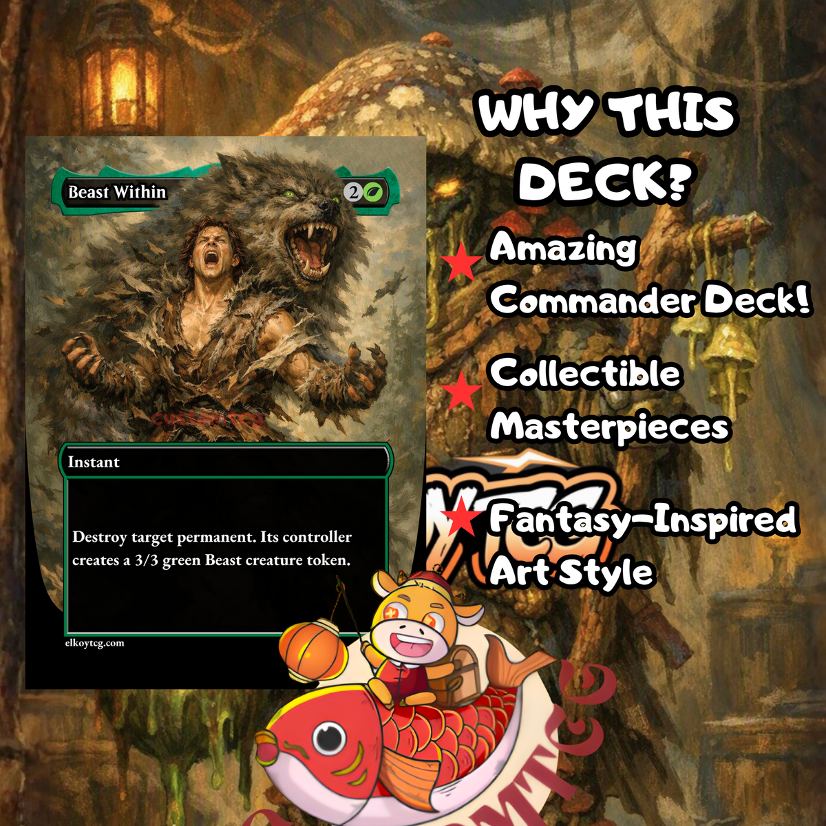 SLIMEFOOT, THE STOWAWAY — Golgari Fungus & Saproling Aristocrats Custom Deck