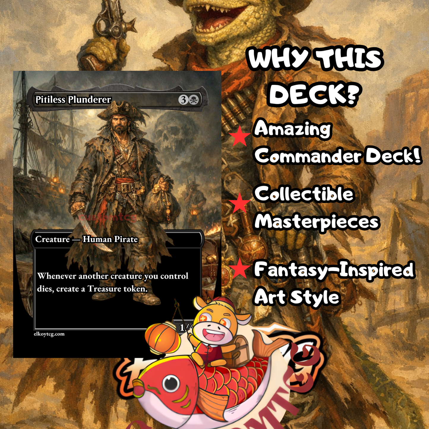 Laughing Jasper Flint Custom Deck