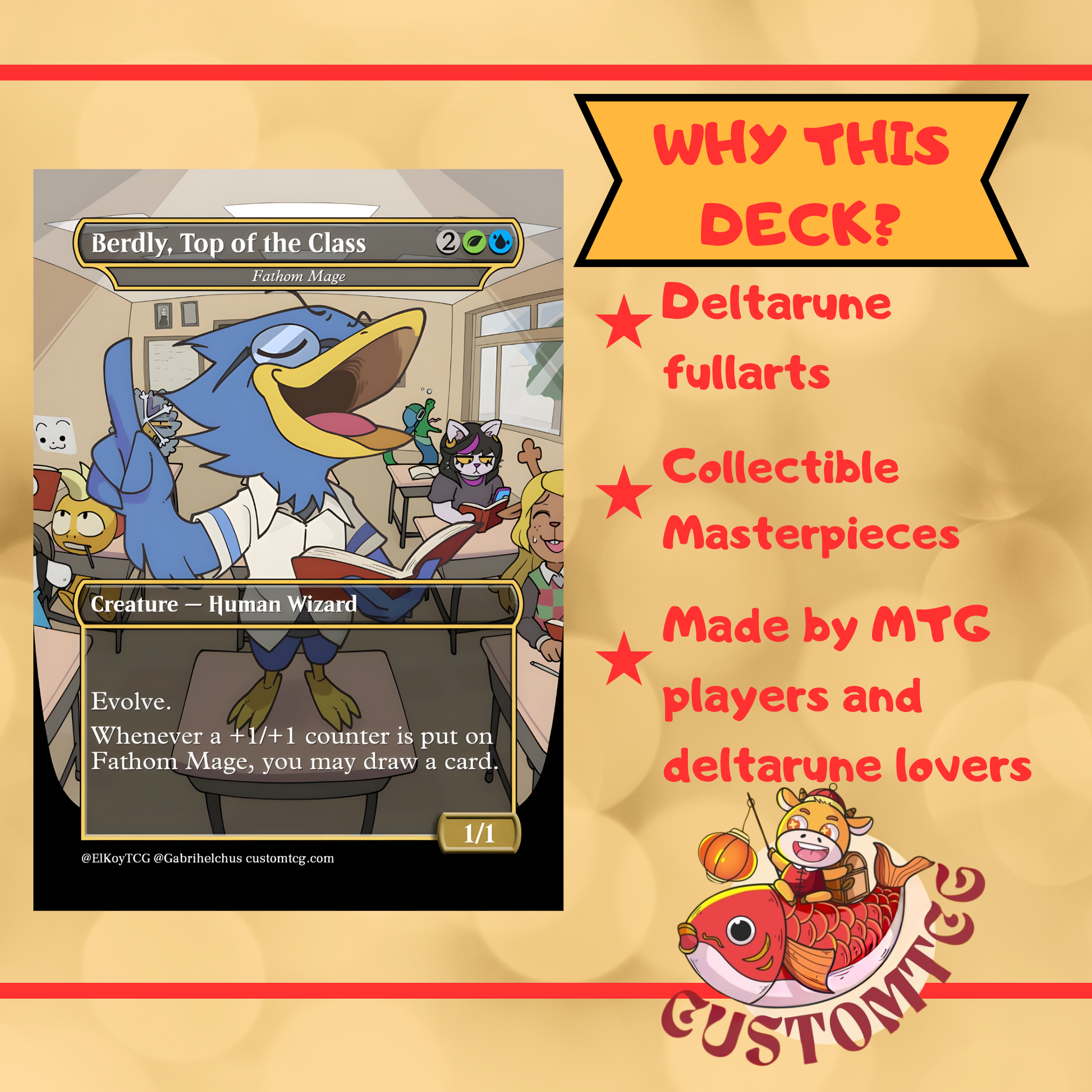Deltarune Custom Deck – ElkoyTCG