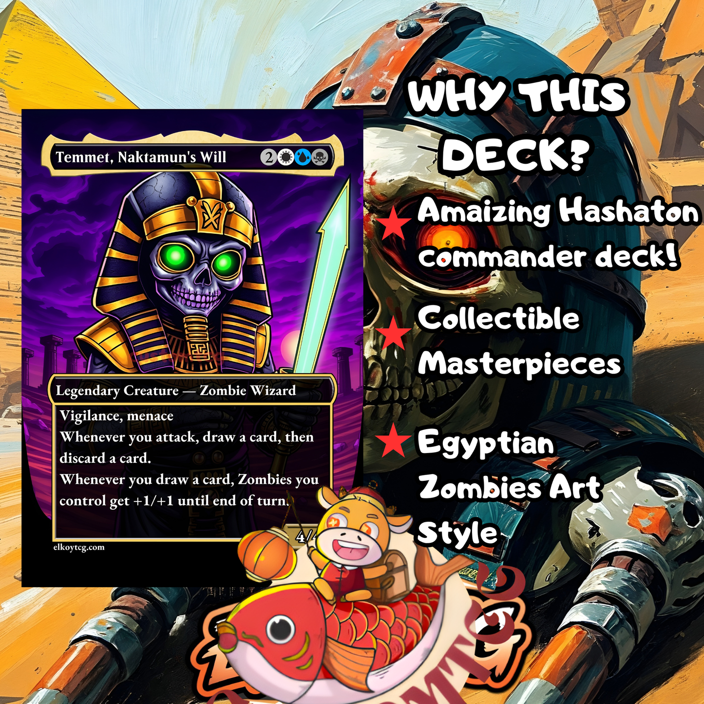 Hashaton’s Plague – Custom Egyptian Zombie Deck!