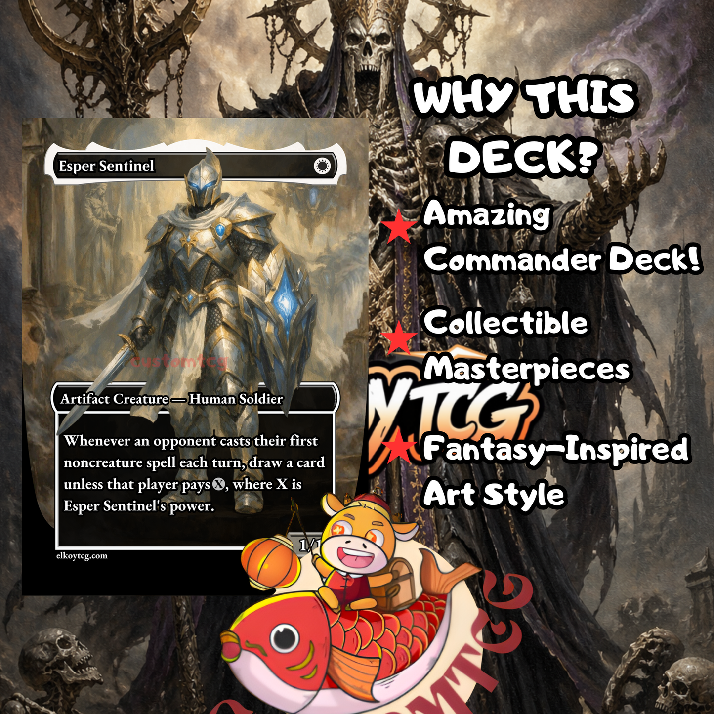 Myrkul, Lord of Bones V2 Custom Deck
