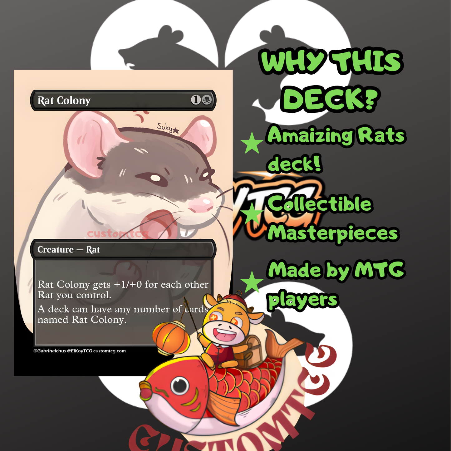 Gyome Custom Rats Deck