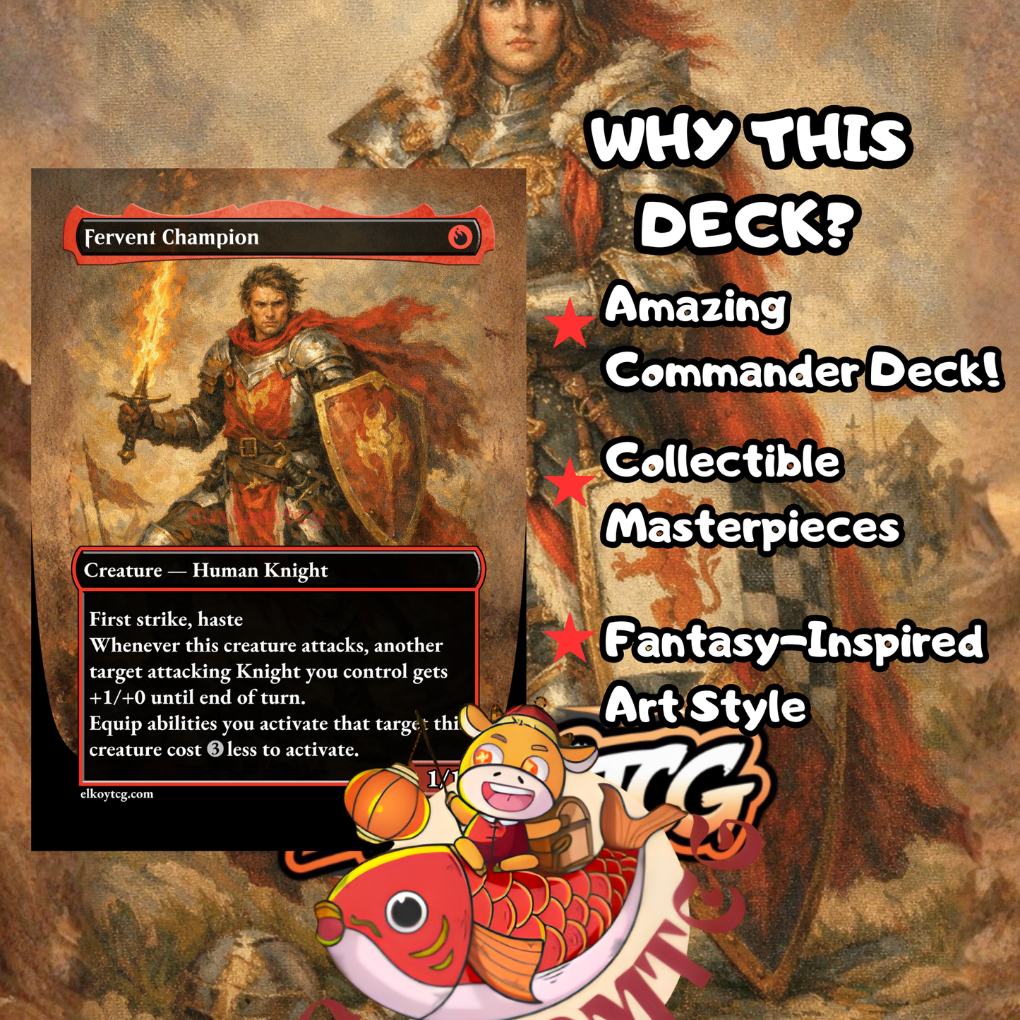 Syr Gwyn, Hero of Ashvale Custom Deck