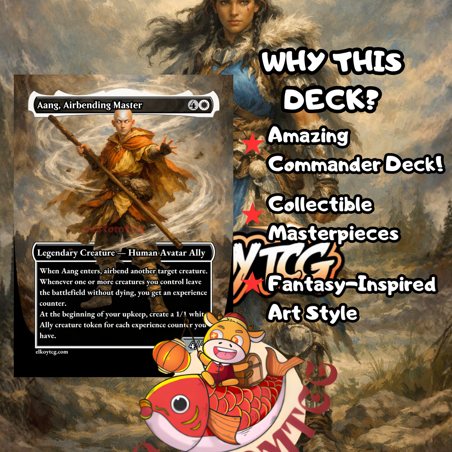 Katara, the Fearless Custom Deck