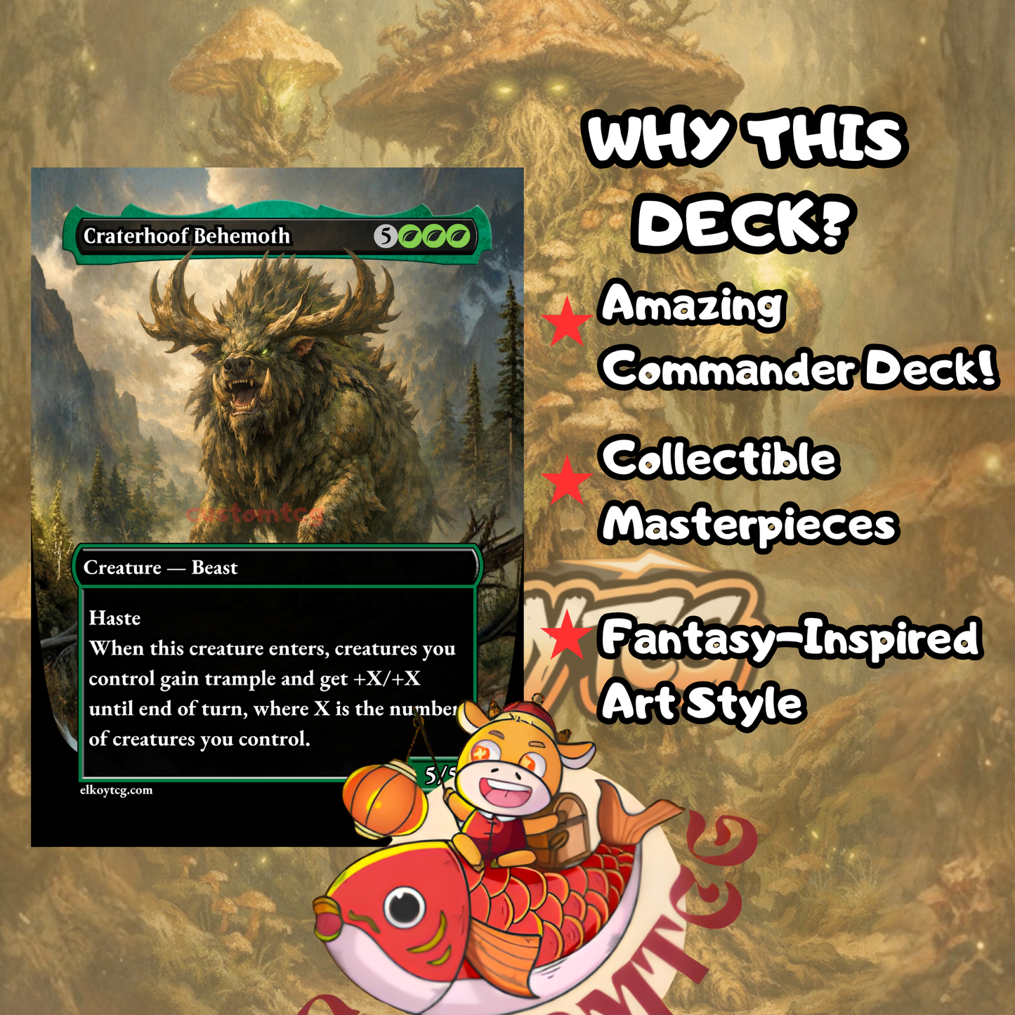 Shroofus Sproutsire Custom Deck