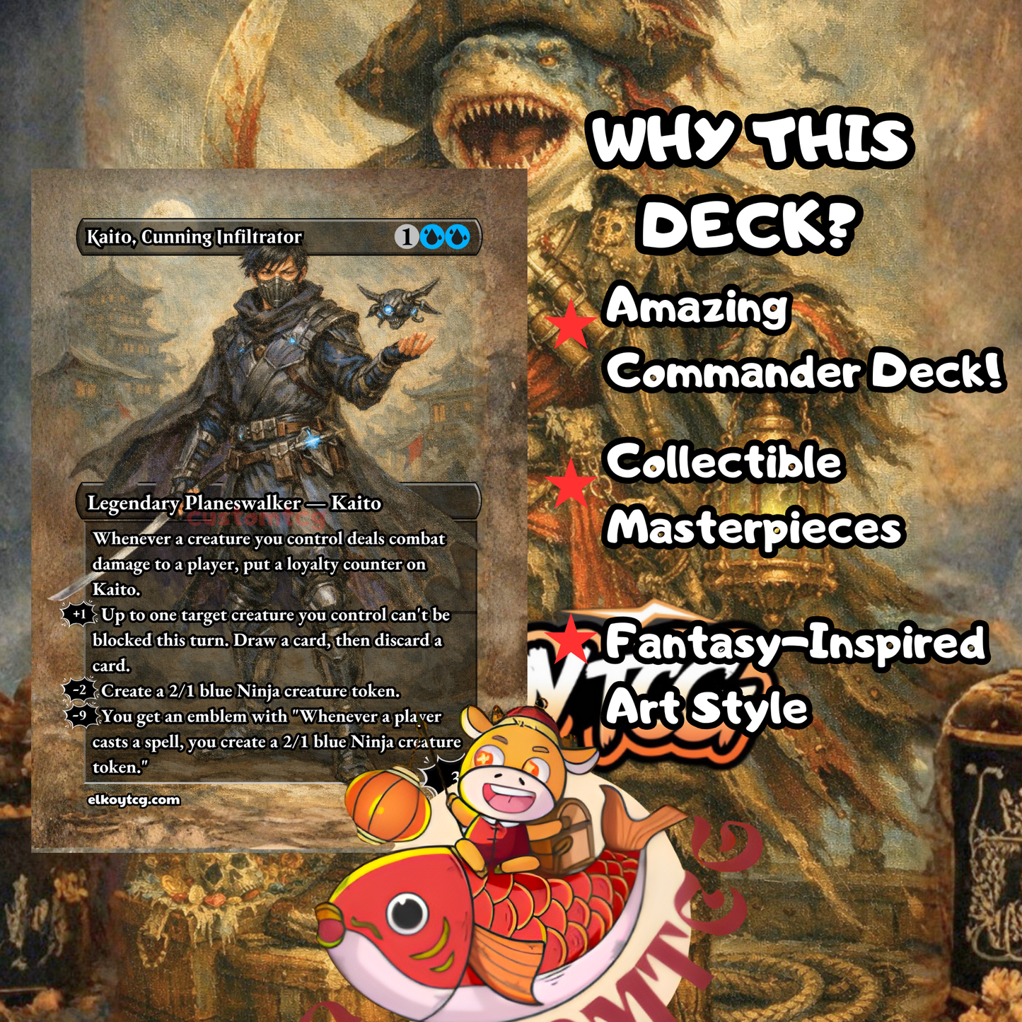 Captain Howler, Sea Scourge custom deck