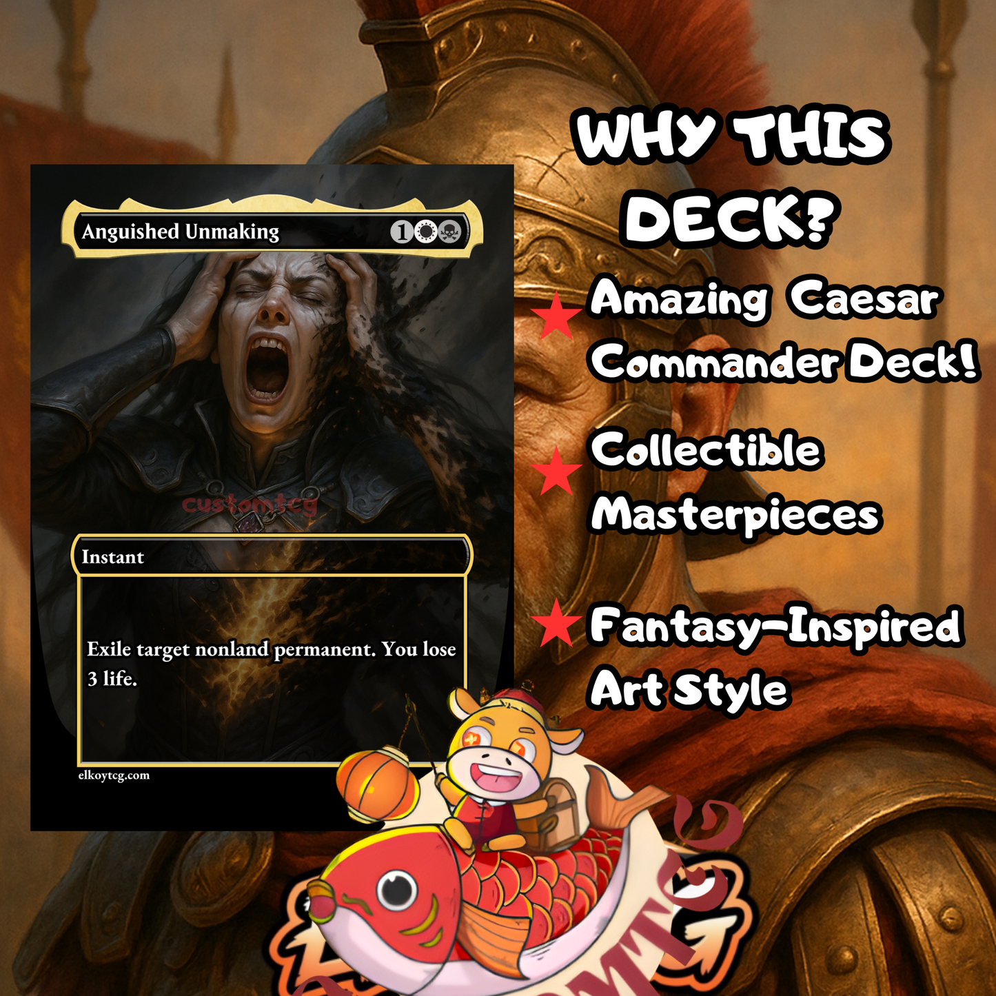 Caesar, Legion’s Emperor Custom Deck (Top#56)