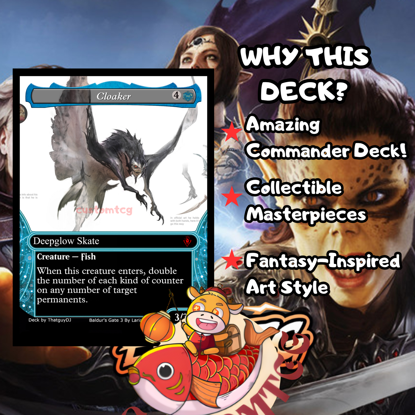 Baldur’s Gate Custom Deck