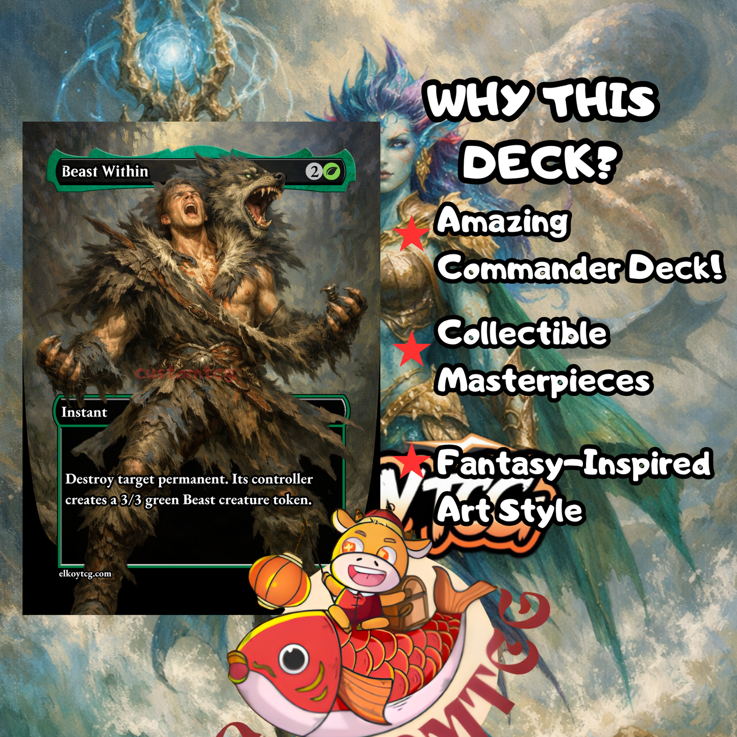 Kiora, Sovereign of the Deep Custom Deck
