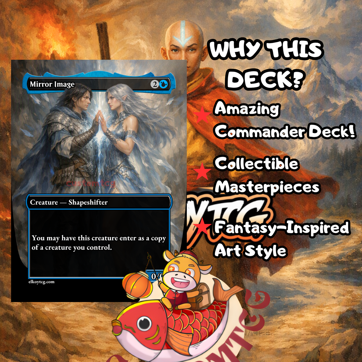 Aang, at the Crossroads — Bant Clone Custom Deck