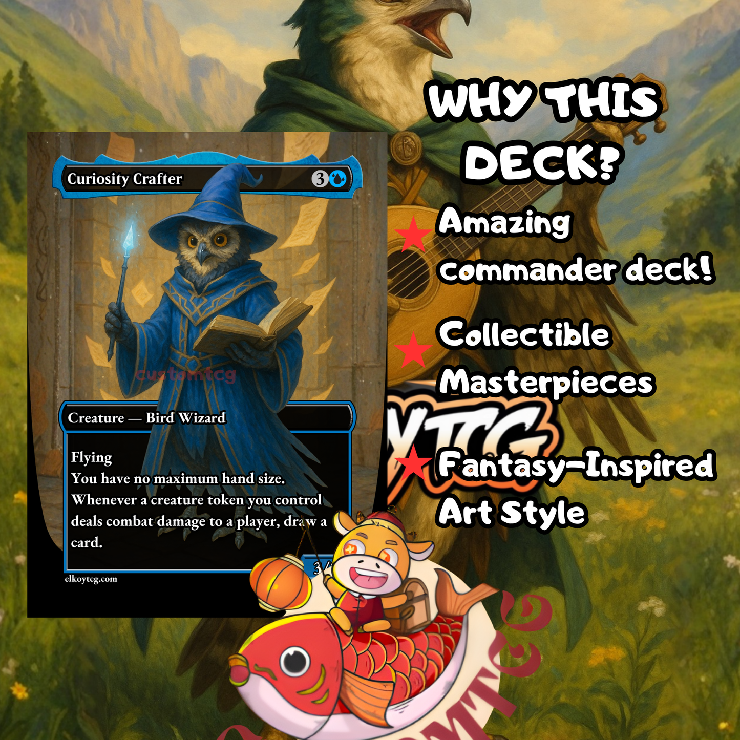 Zinnia, Valley’s Voice — Custom Commander Deck ✨