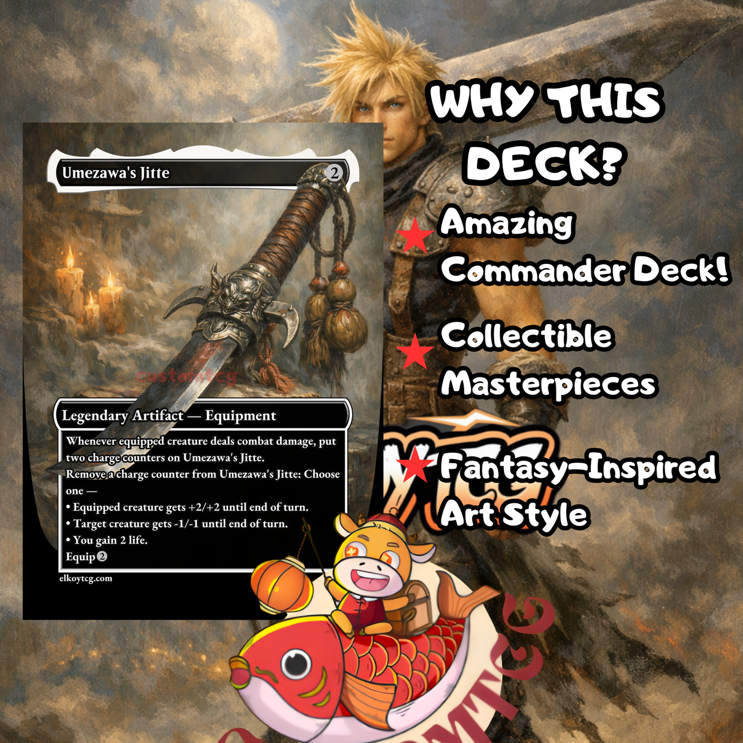 Cloud, Midgar Mercenary custom deck