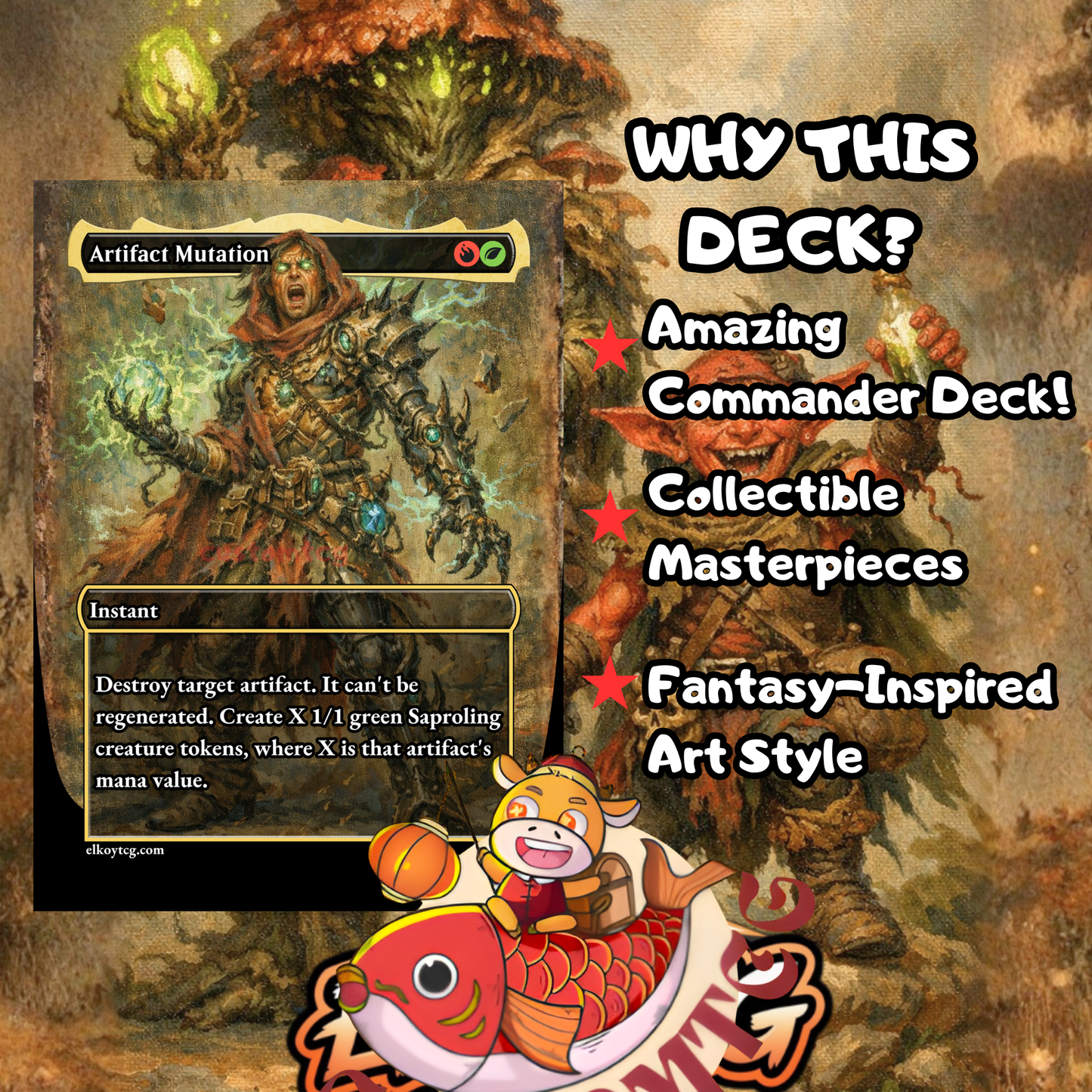 Slimefoot and Squee Custom Deck