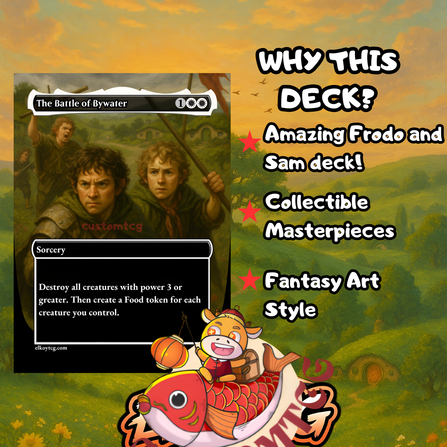 Frodo and Sam Food Commander Deck