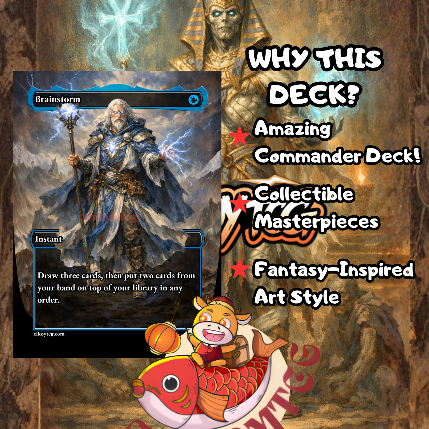 Temmet, Naktamun’s Will – Custom Deck (100 Cards + Bonus Tokens) 🔥