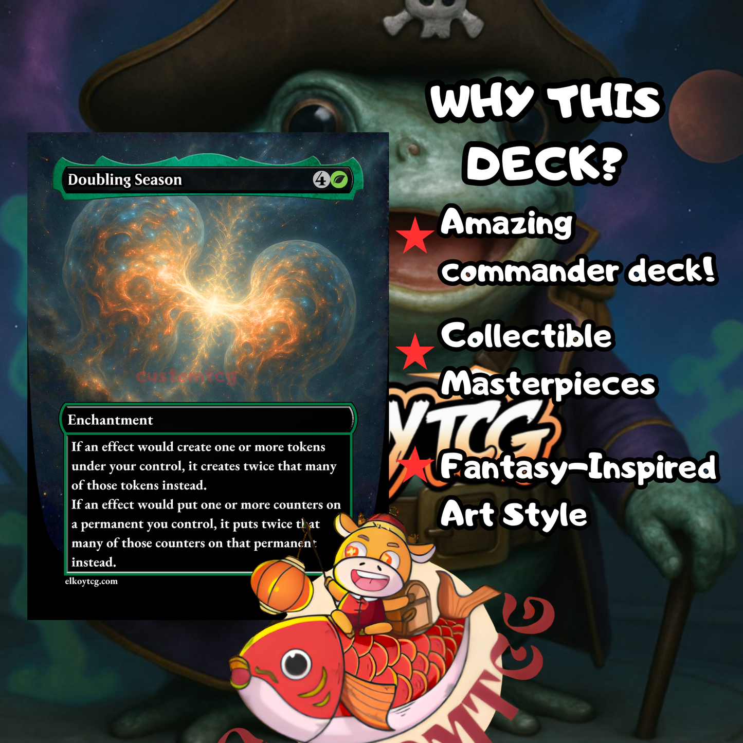 Flubs, the Fool SPACE Custom deck