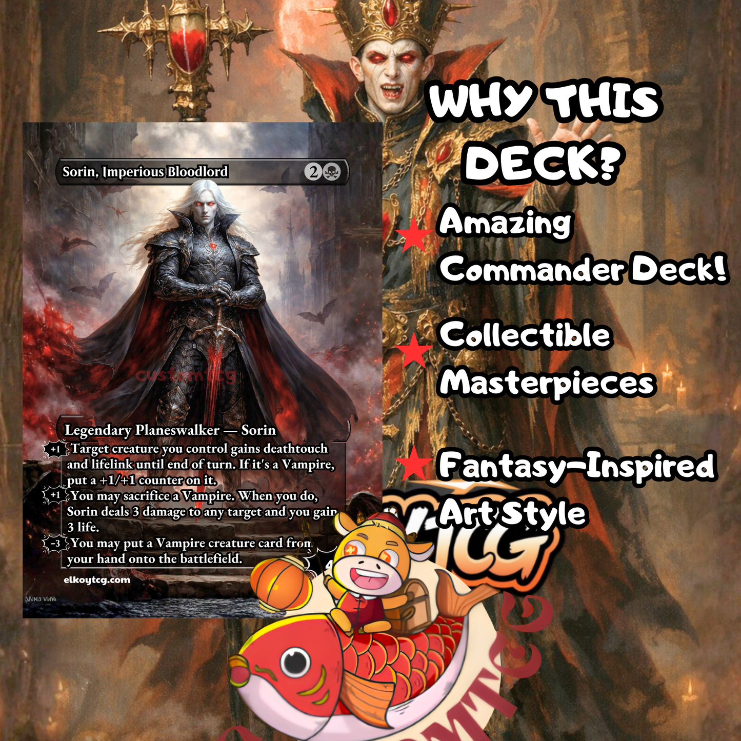 Clavileño, First of the Blessed — Custom Deck ✨🧛