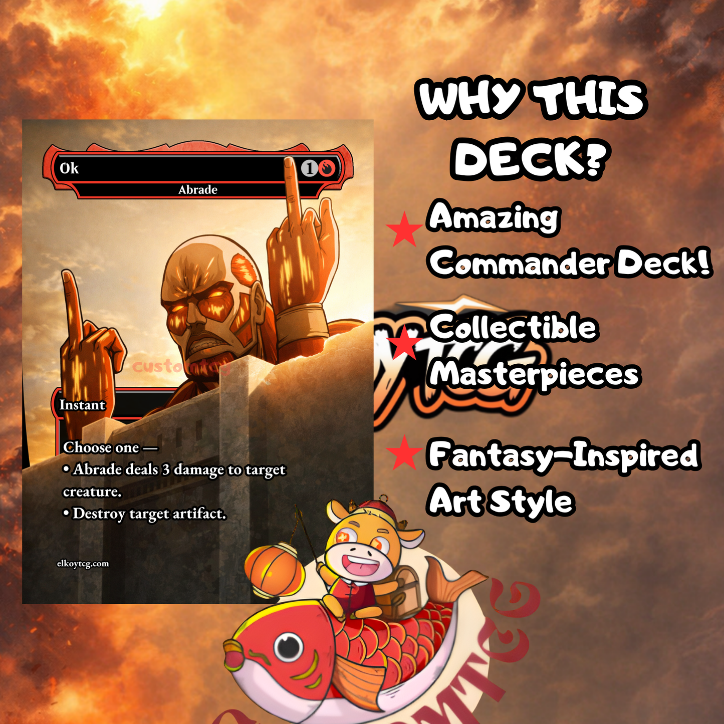Attack on Titan Custom Deck - ONLY TITANS