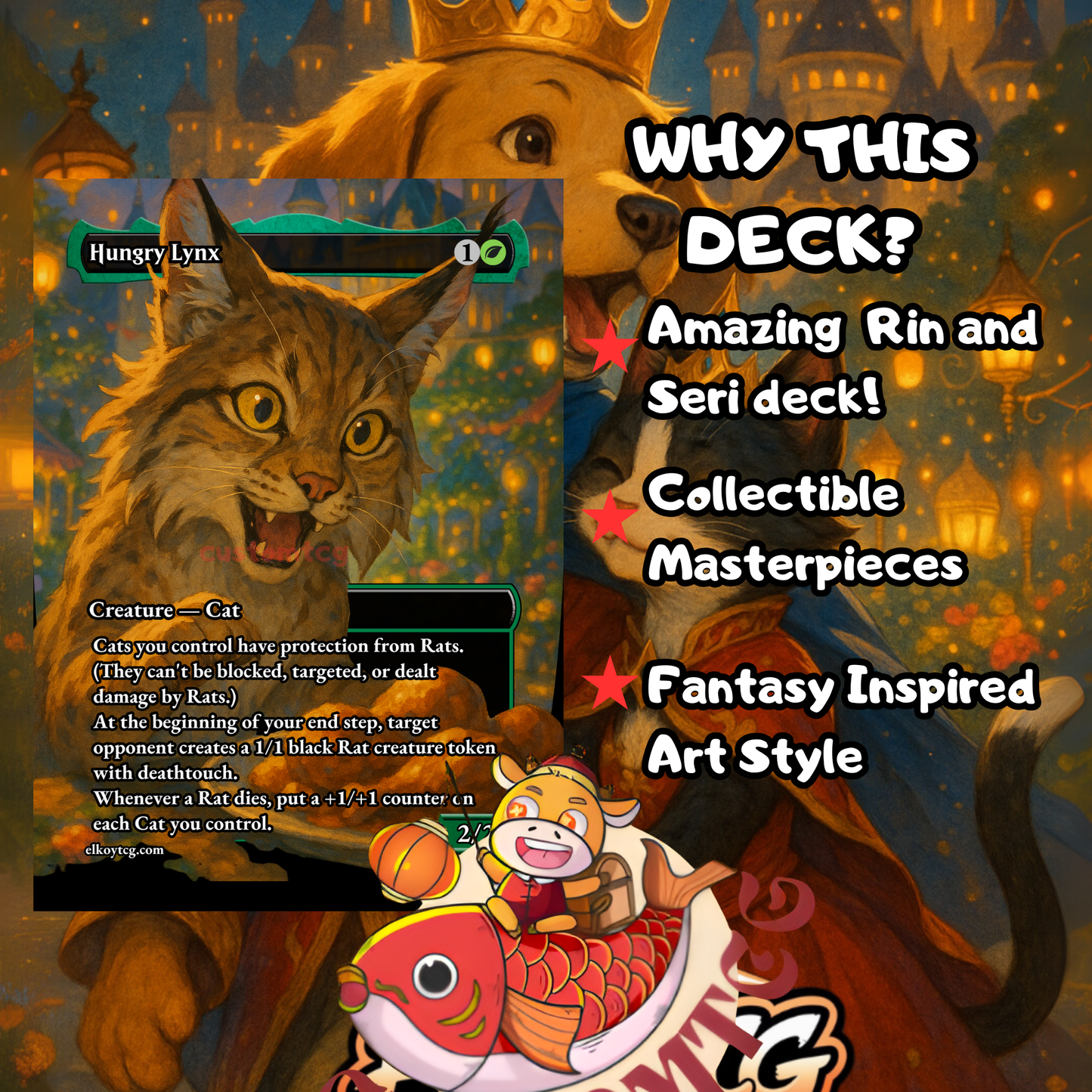 Rin and Seri, Inseparable V3 – Custom Commander Deck (100 Cards + Tokens)