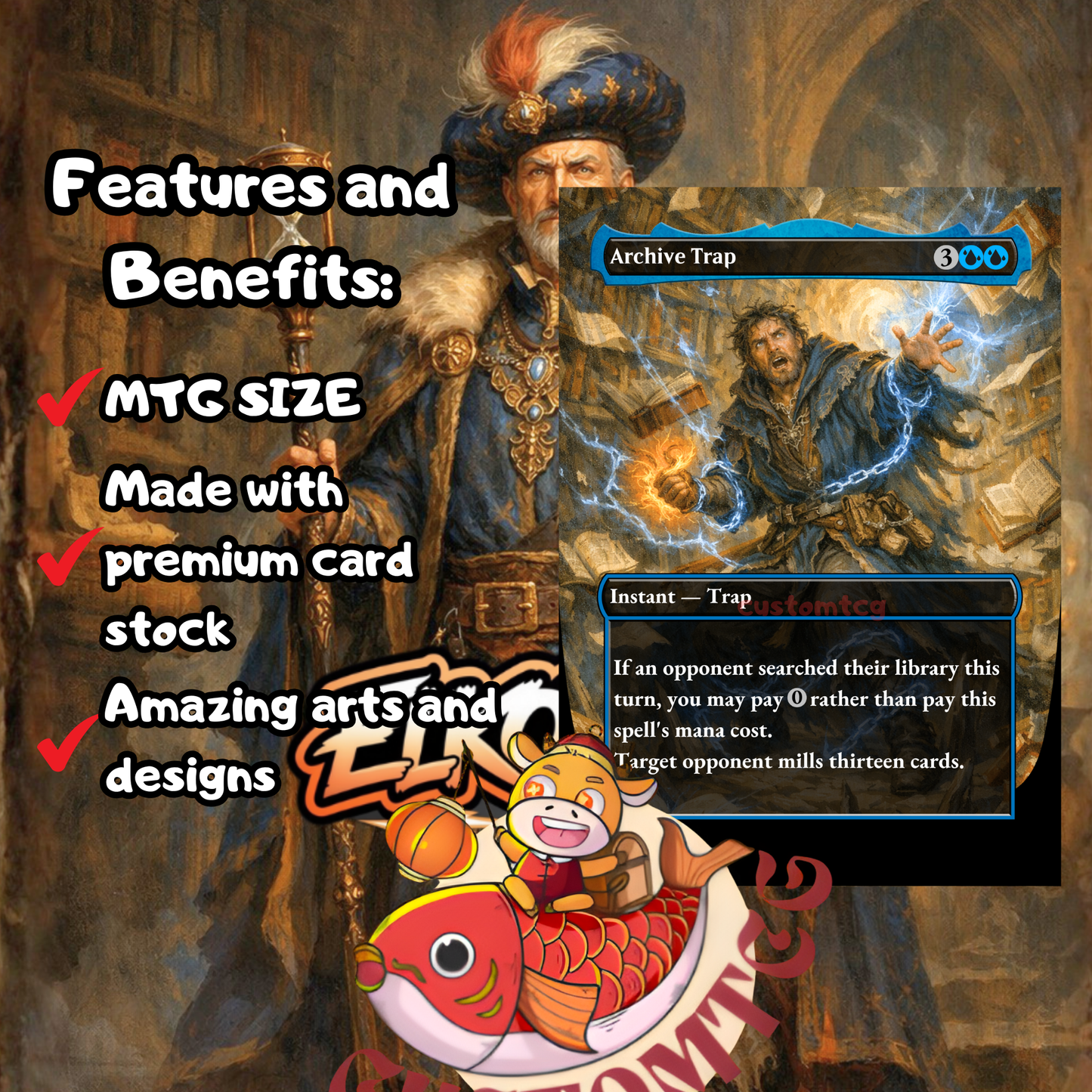 Bruvac the Grandiloquent custom commander deck