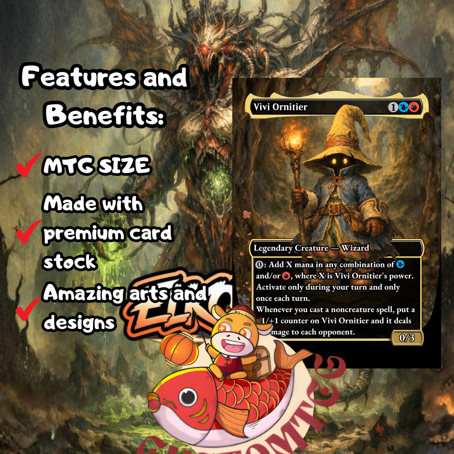 Ovika, Enigma Goliath Custom Deck