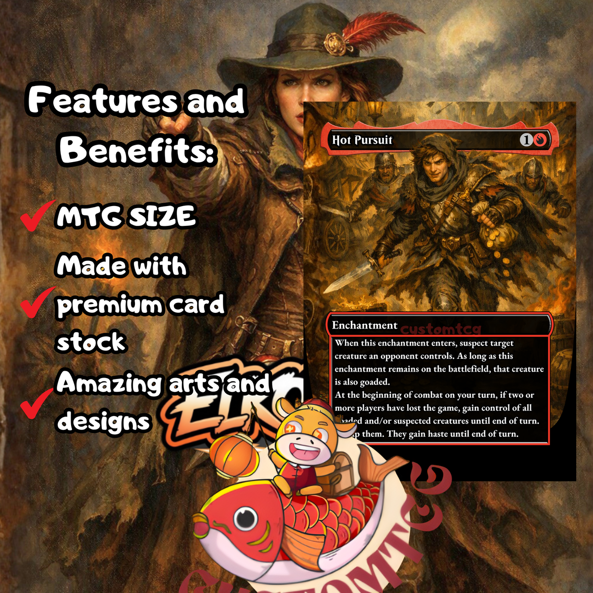 NELLY BORCA, IMPULSIVE ACCUSER — Boros Goad & Chaos Custom Deck
