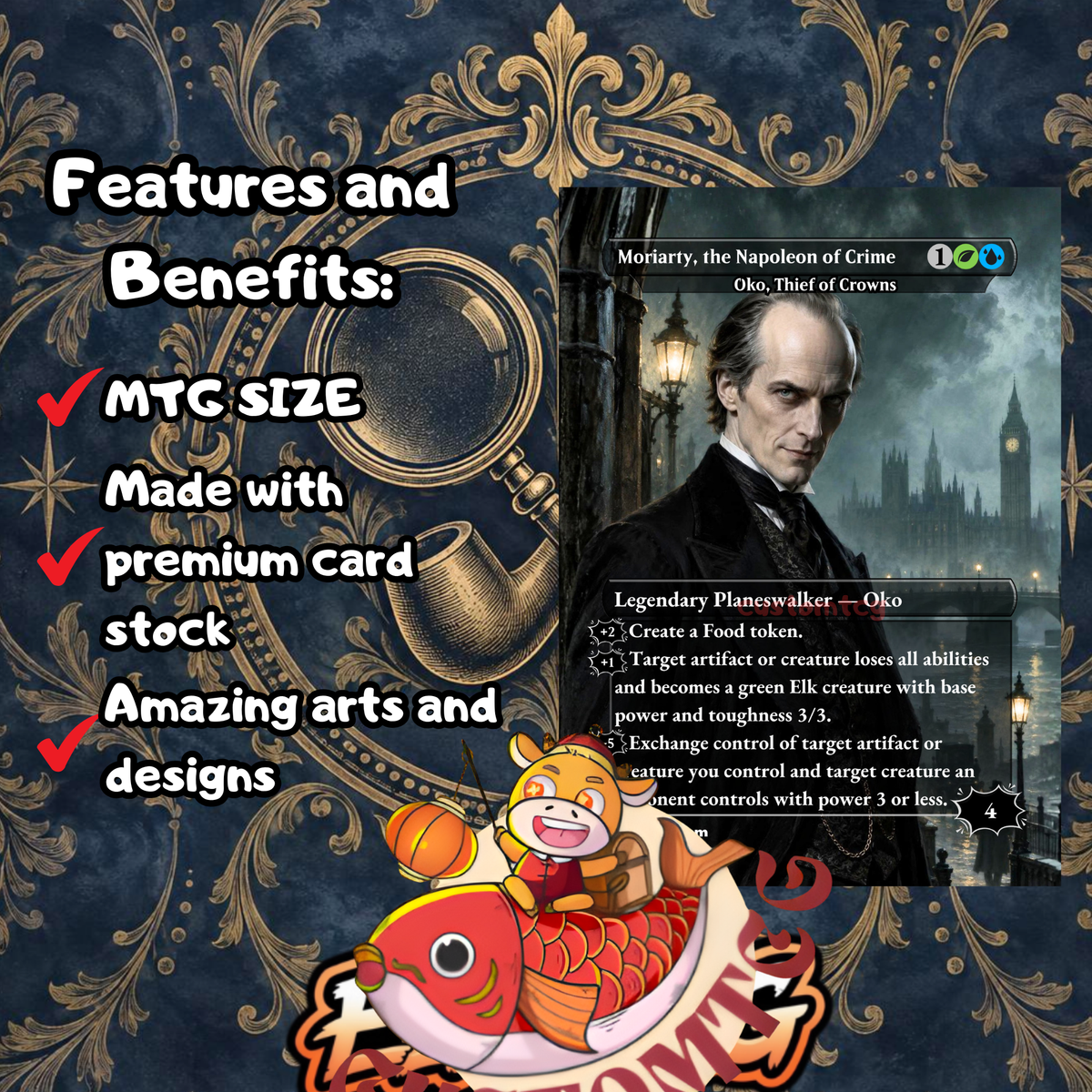 SHERLOCK HOLMES Custom Deck