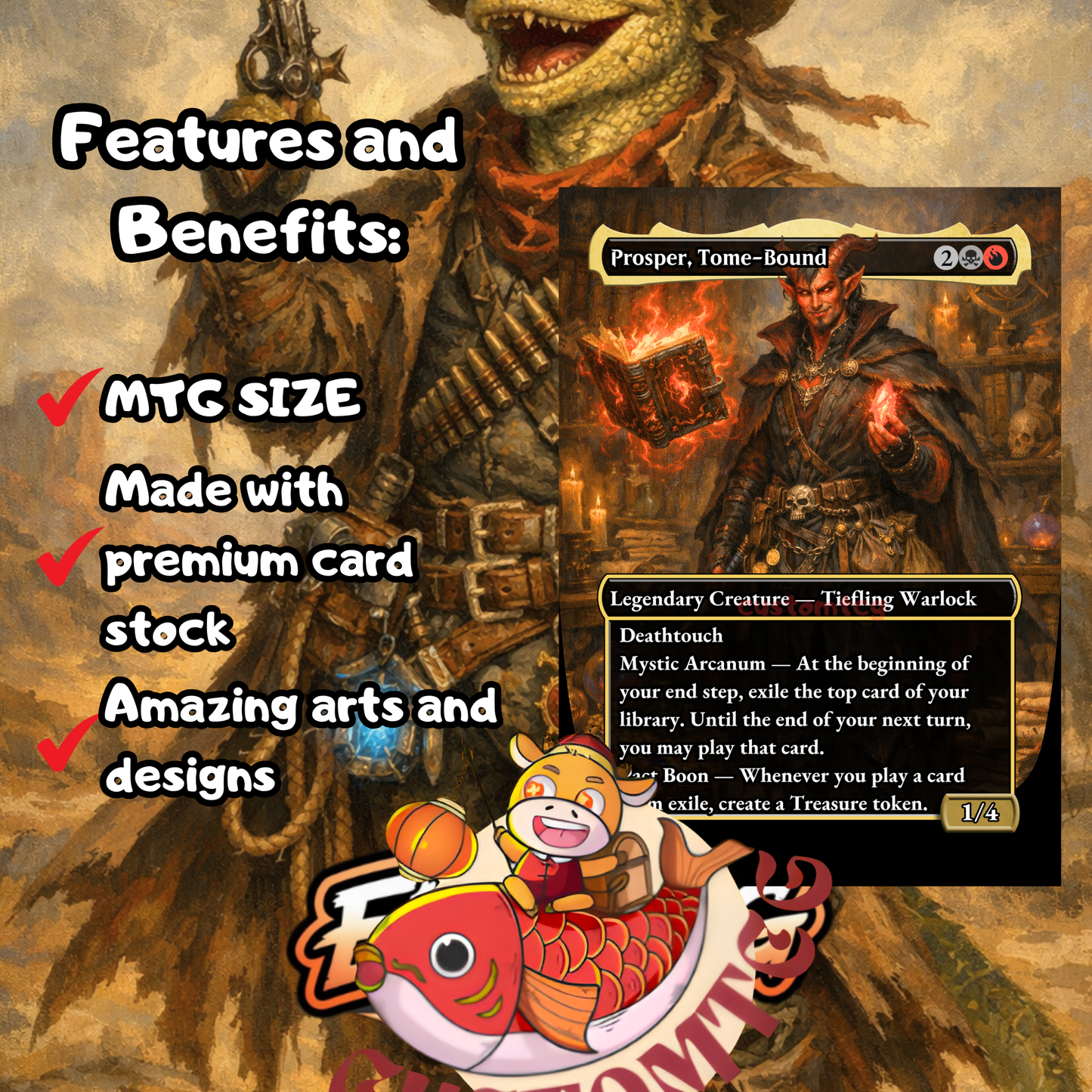Laughing Jasper Flint Custom Deck