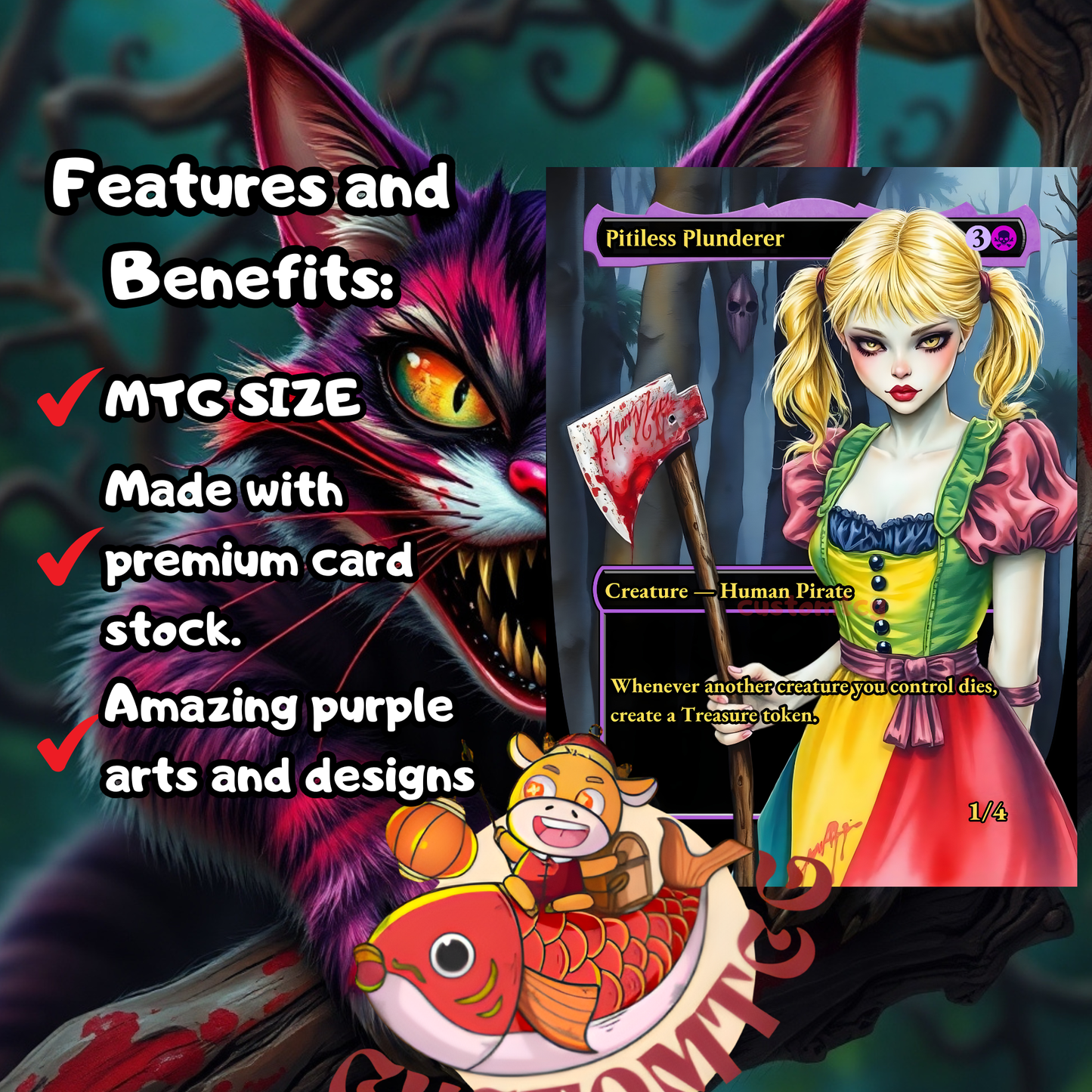 Chesire Custom Deck