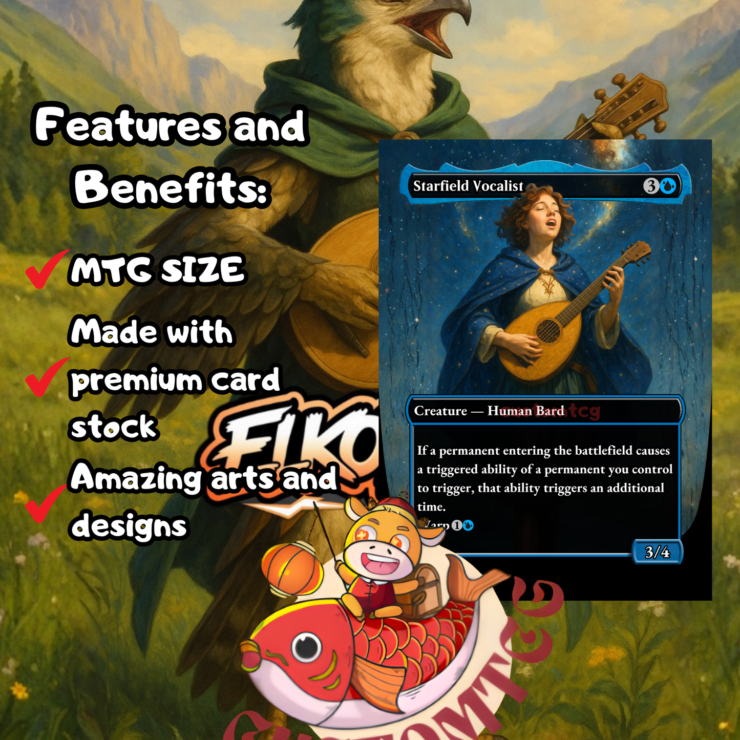 Zinnia, Valley’s Voice — Custom Commander Deck ✨