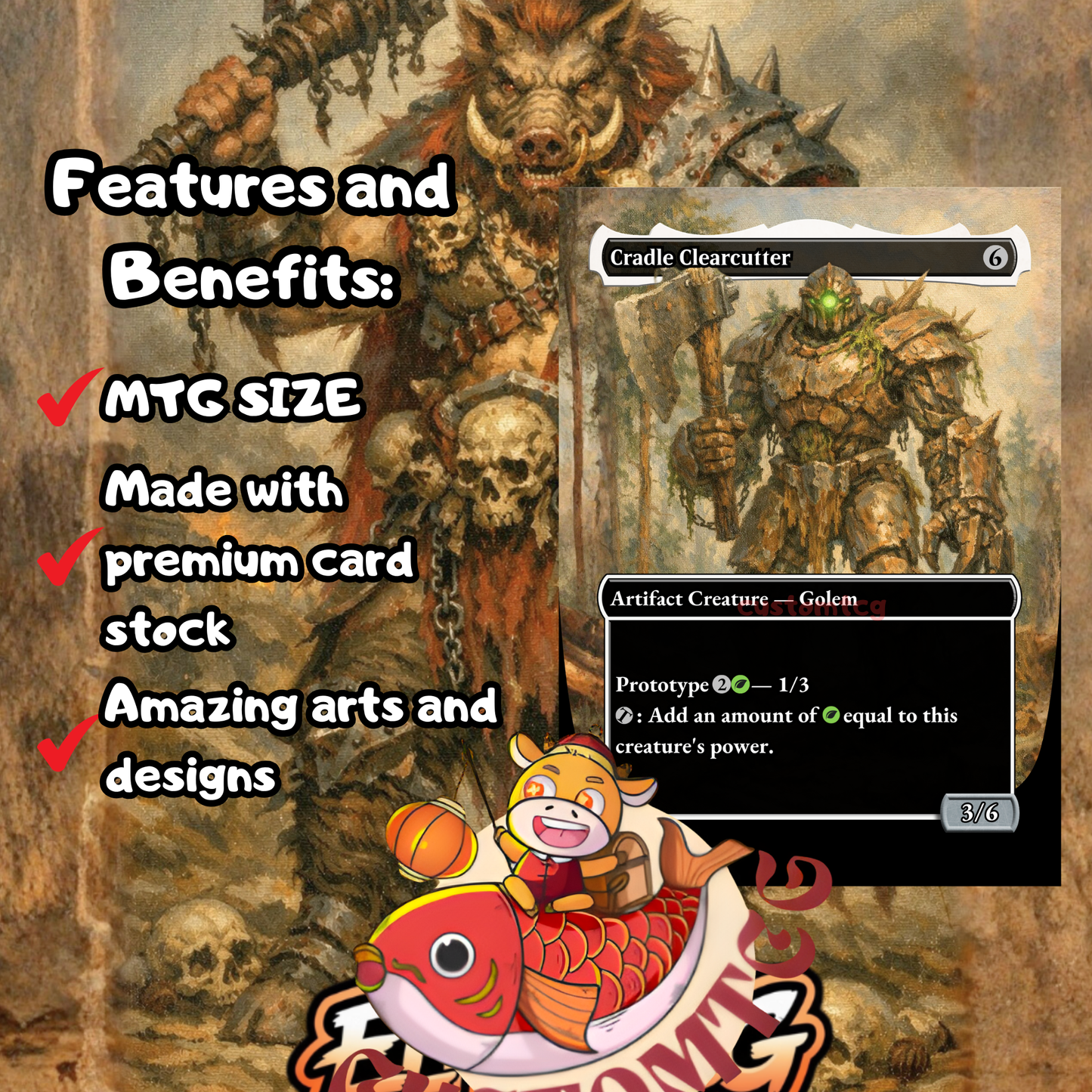 Raggadragga, Goreguts Boss Custom Deck