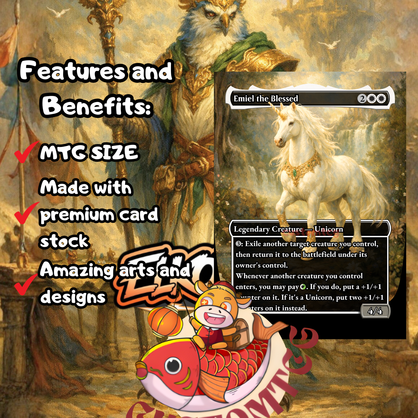 Derevi, Empyrial Tactician — Custom Deck (100 Cards + Tokens) 🚀🦉